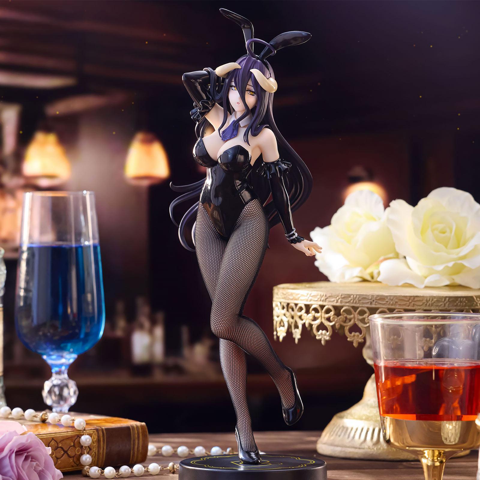 Overlord - Figurine BiCute Bunnies Albedo Version Noir