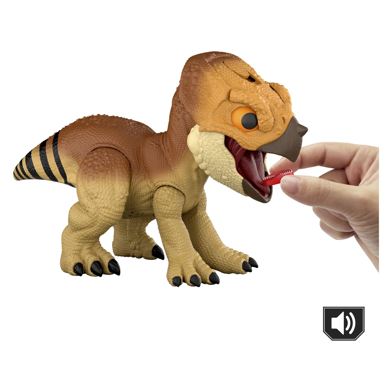 Jurassic World: El Renacimiento Figura de acción interactiva Aquilops Dolores 13 cm