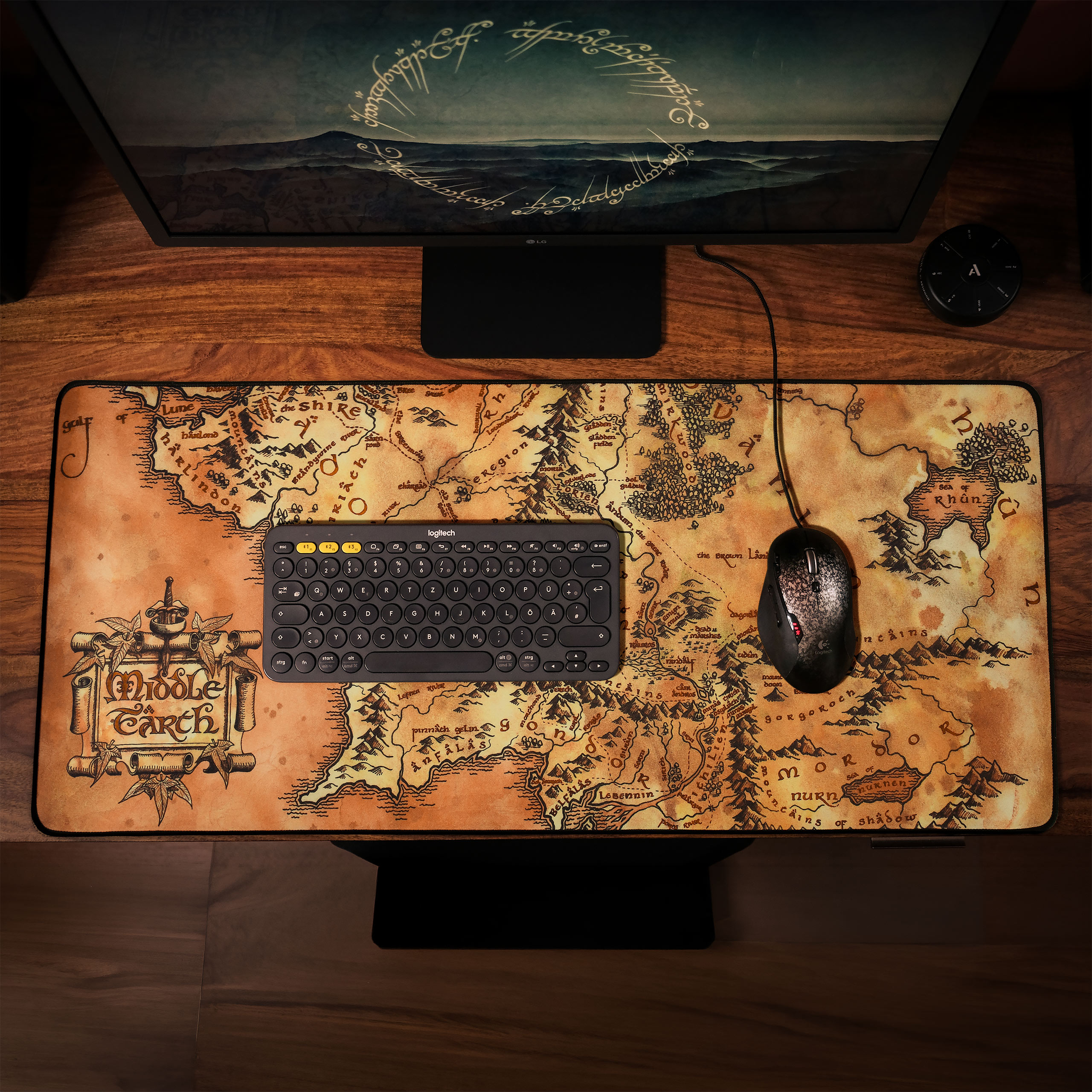 Mittelerde Karte Mousepad - Der Herr der Ringe