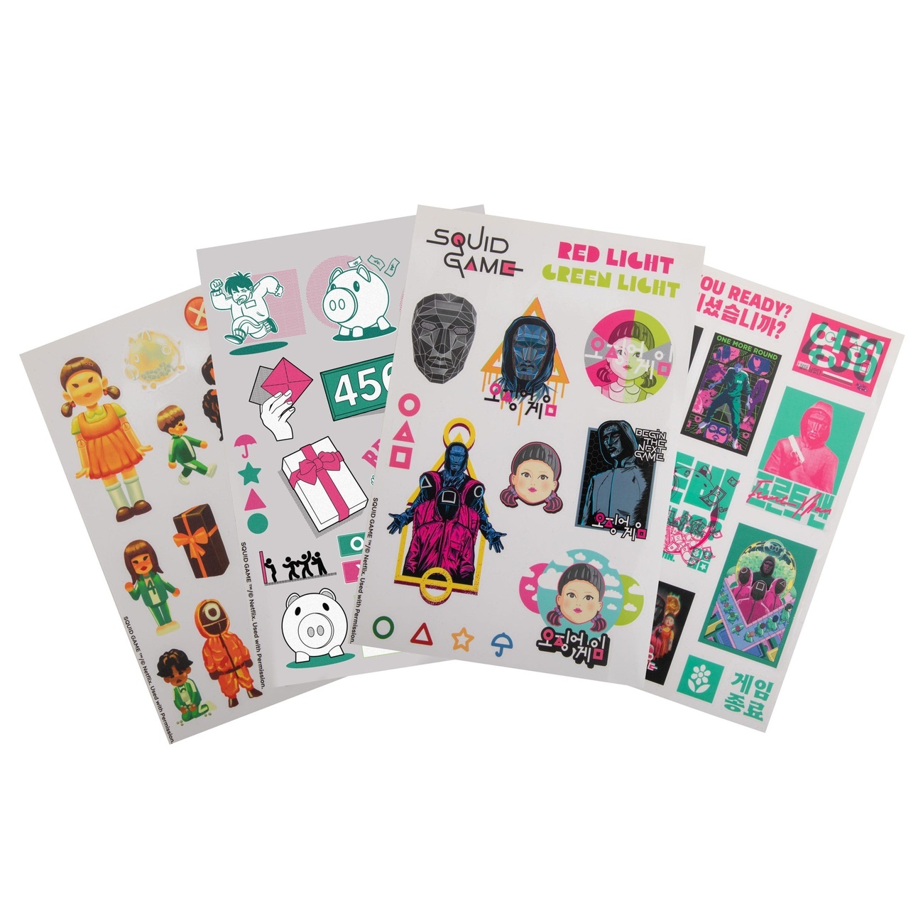 Squid Game Sticker Pack