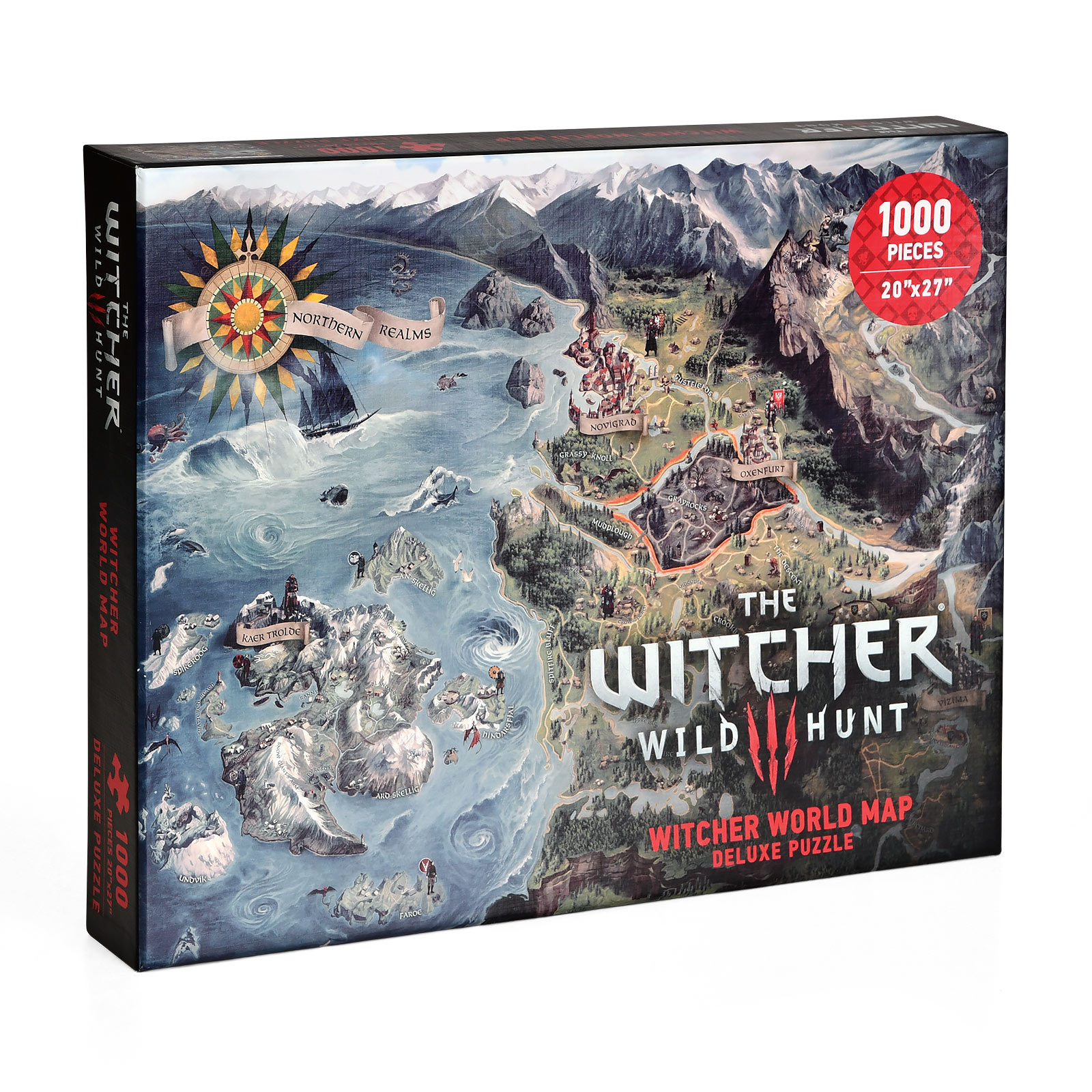 Witcher - Puzzle Carte des Royaumes du Nord