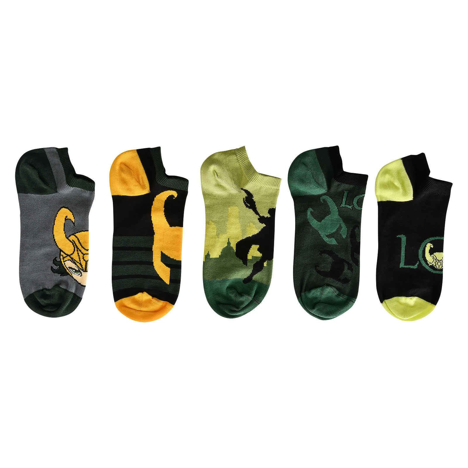 Marvel - Loki Socken 5er Set