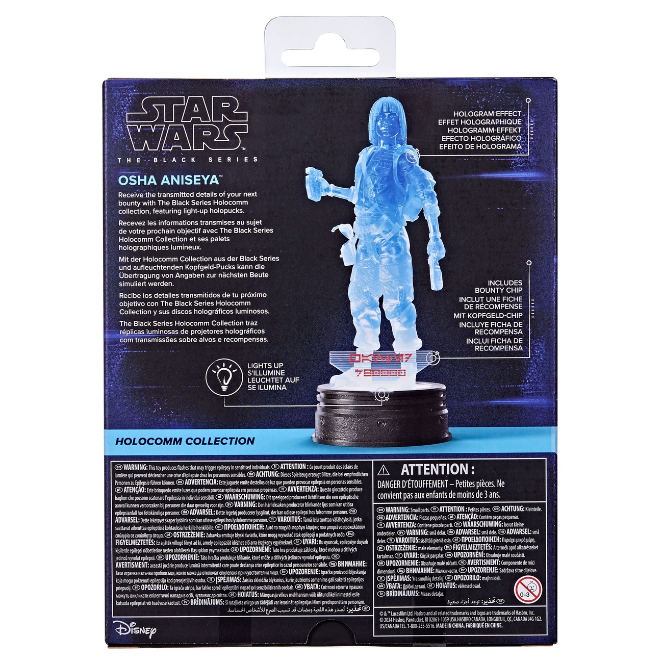 Star Wars Black Series Holocomm Collection Action Figure Osha Aniseya 15 cm