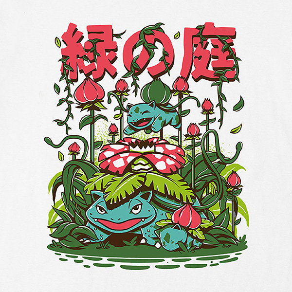 Ilustrata - Secret Garden T-shirt wit