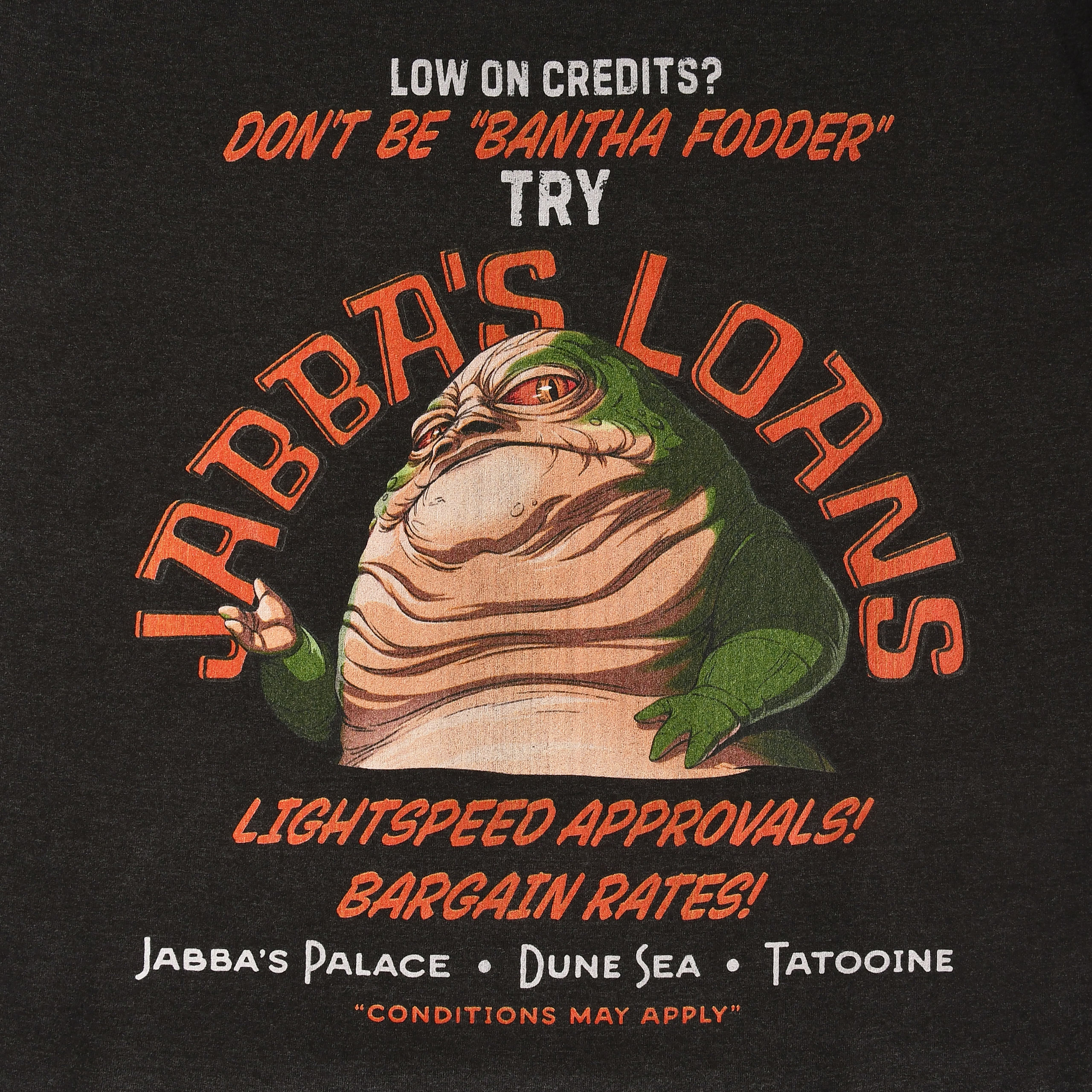 Star Wars - Jabba's Loans T-Shirt grijs