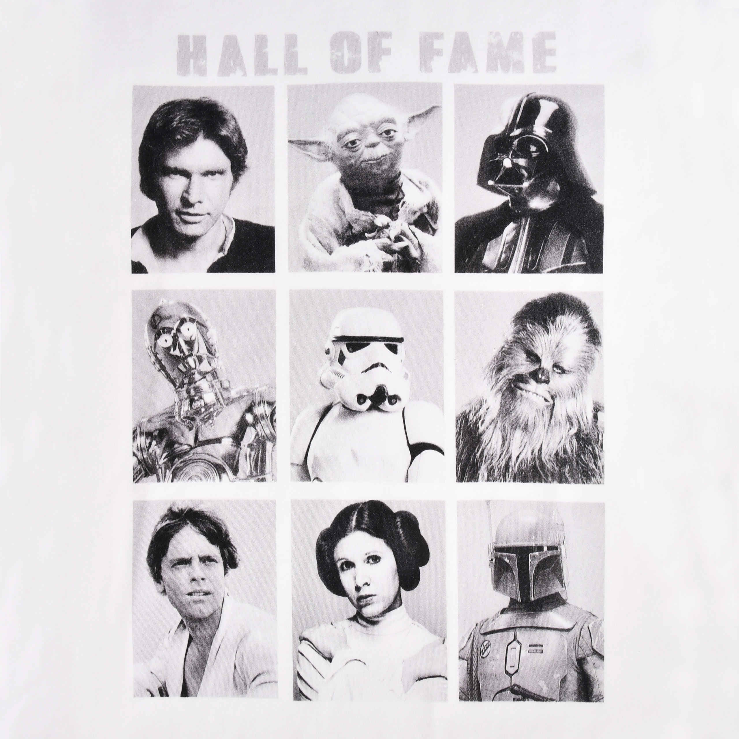 Star Wars - Camiseta blanca Hall of Fame