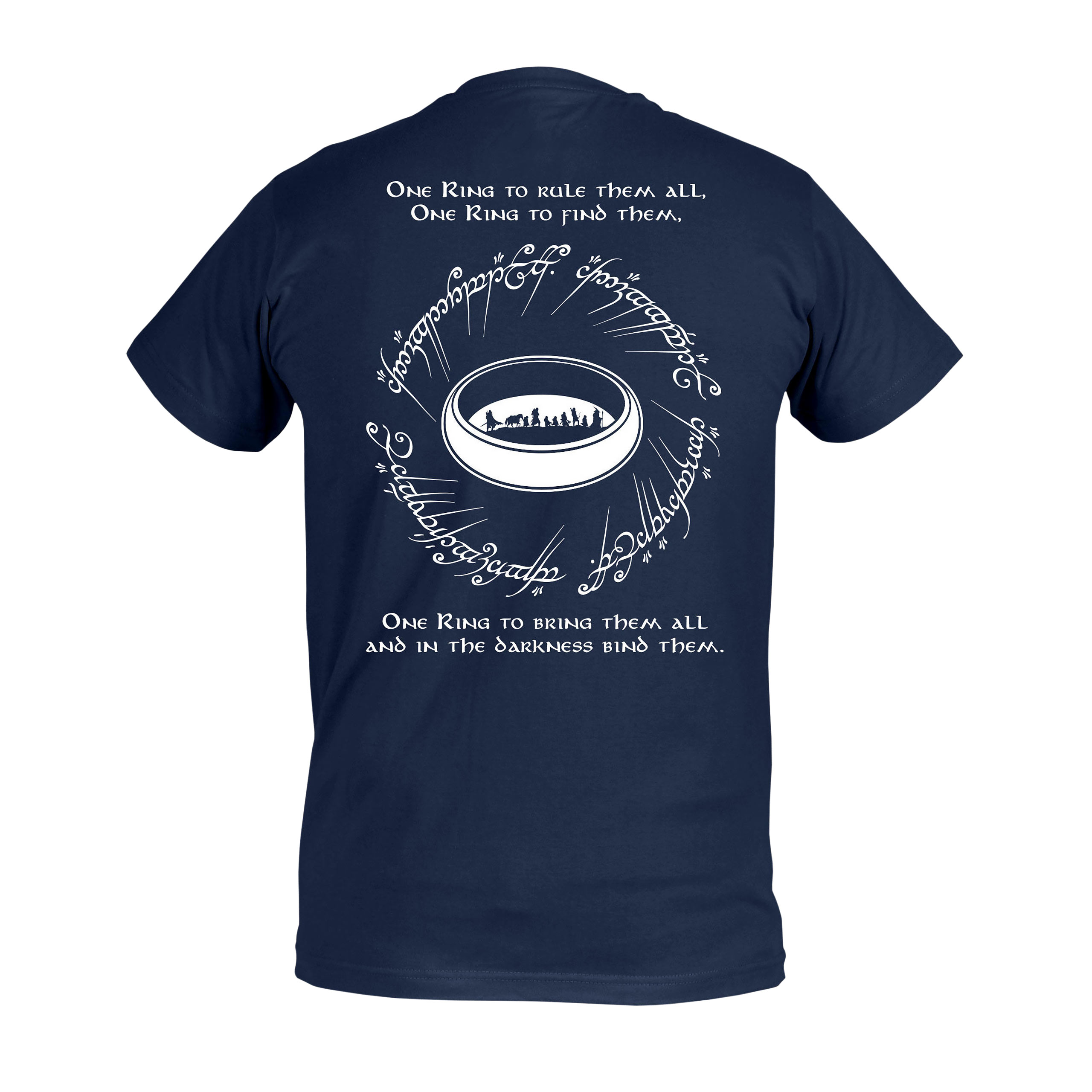 Der Eine Ring T-Shirt blau - Der Herr der Ringe