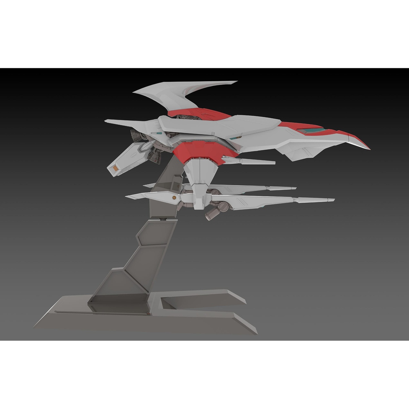 Dariusburst CS Core Kit in Plastica 1/144 Legend Silver Hawk 3F-1B Caccia Spaziale 14 cm