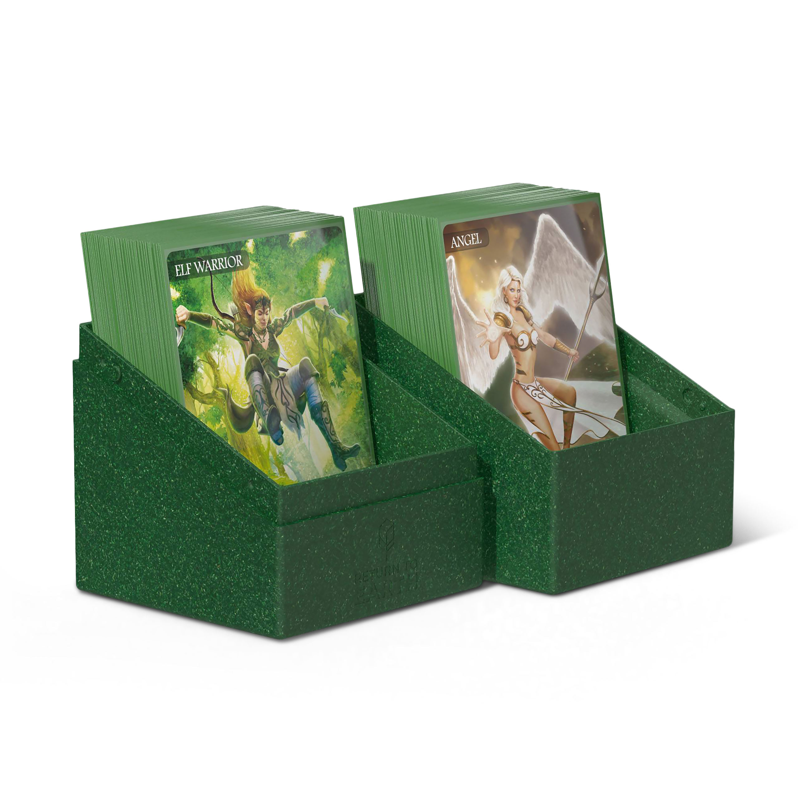 Ultimate Guard green collectible card box for 100 cards
