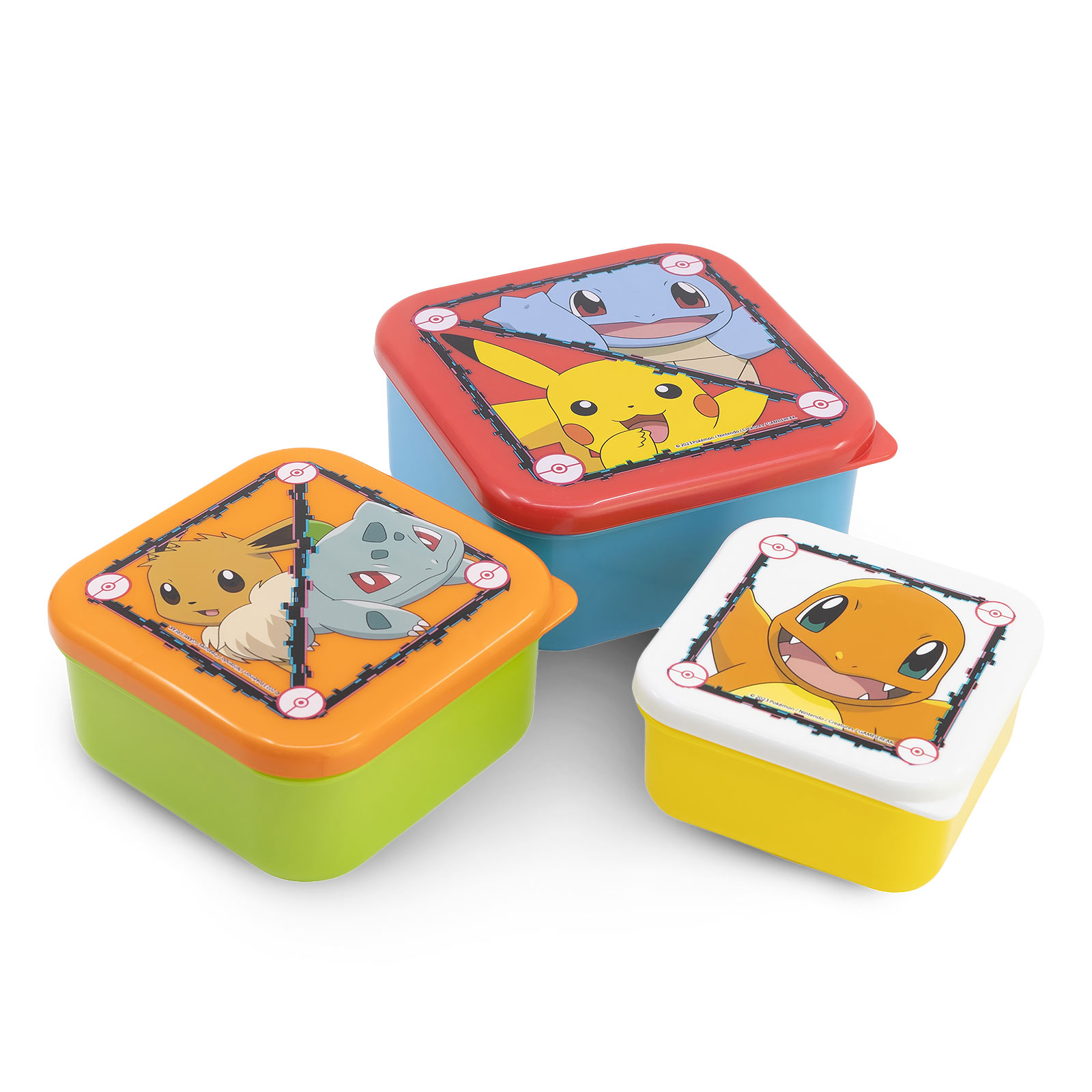 Pokemon - Starter Lunchbox Set of 3