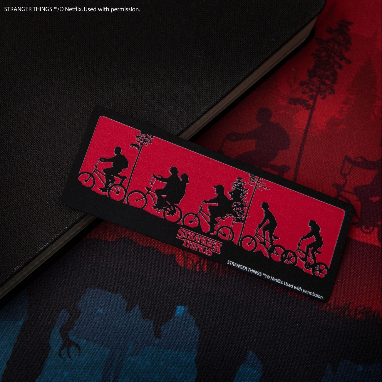Stranger Things Lesezeichen Silhouette Metal