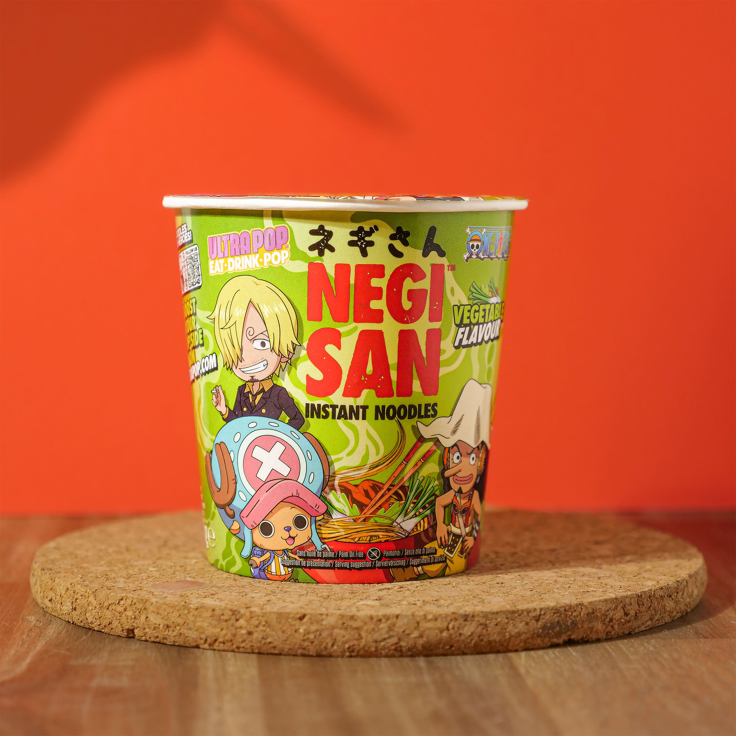 One Piece Ramen - Sanji, Usopp und Chopper Vegetable Instant-Nudeln
