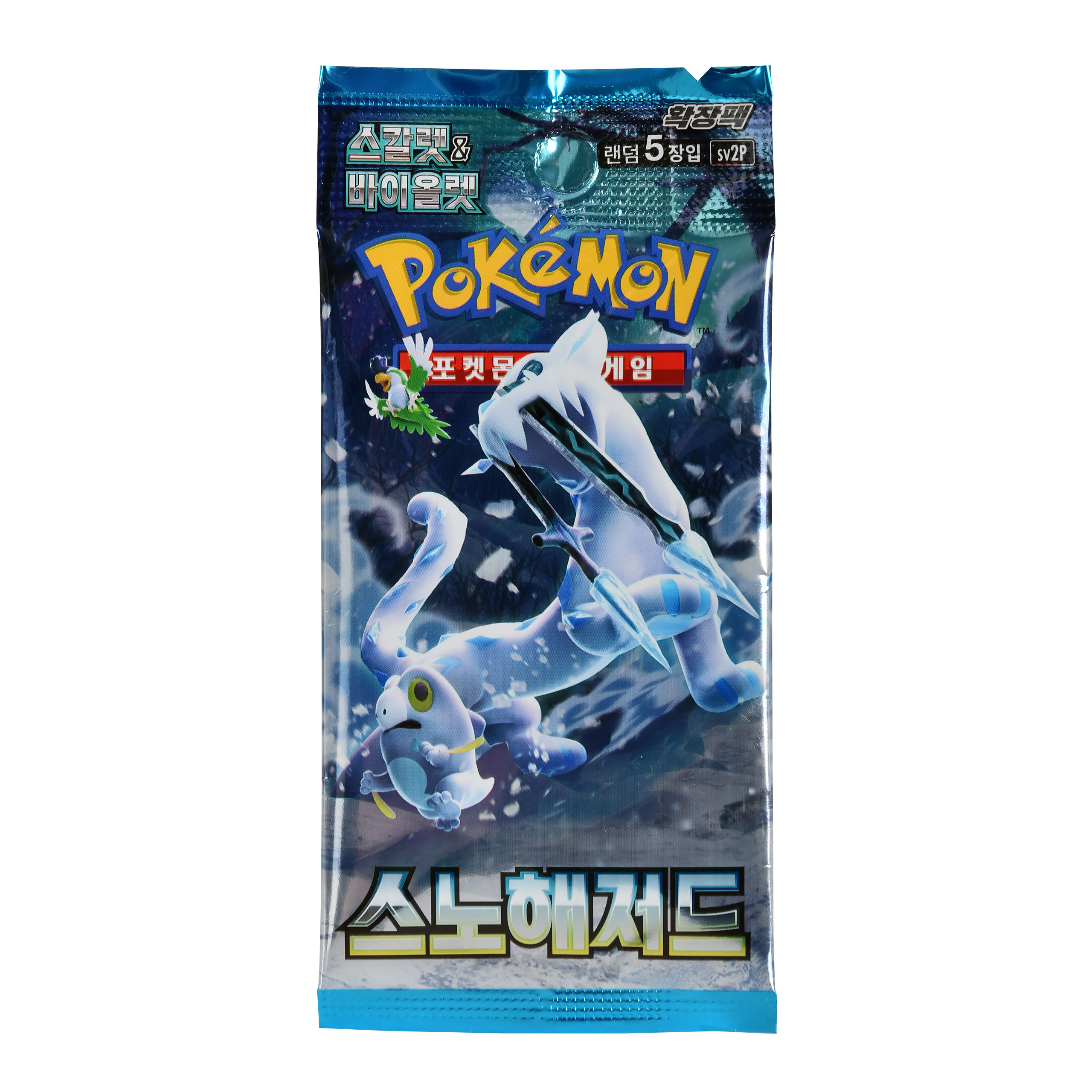 Pokémon - Snow Hazard busta di carte collezionabili versione coreana