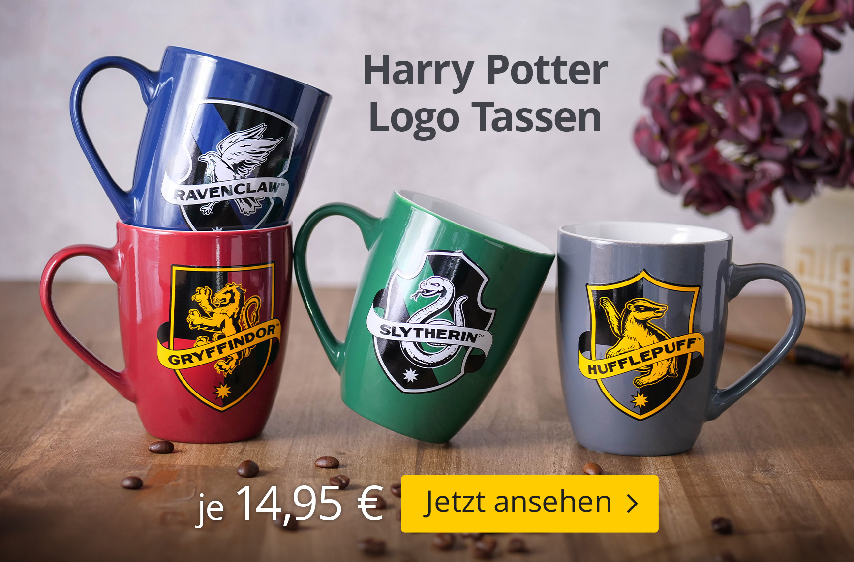 Harry Potter Logo Tassen - je 14,95€