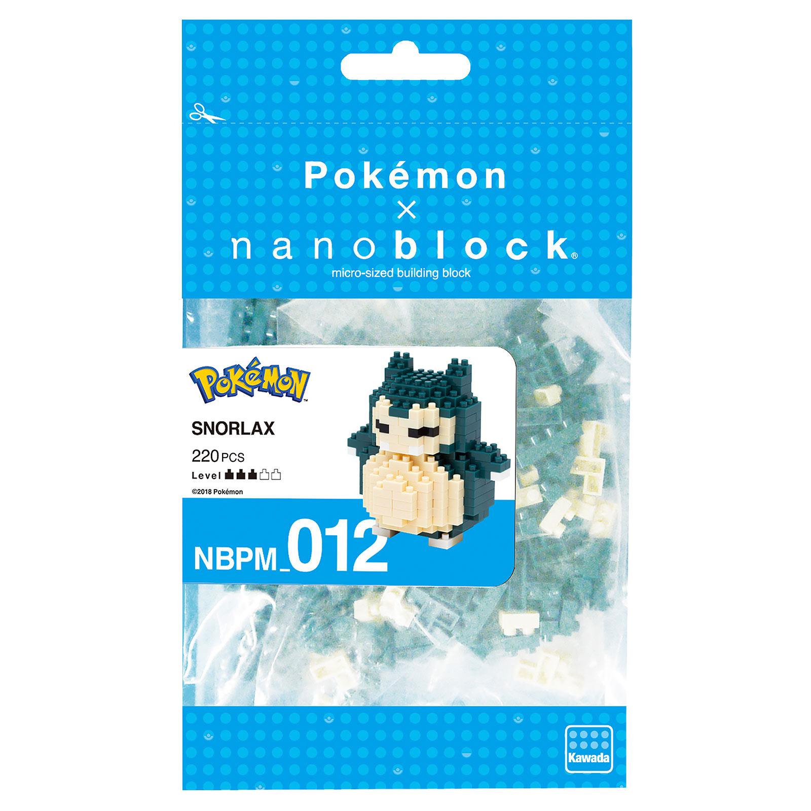 Pokemon - Relaxo nanoblock Mini Baustein Figur