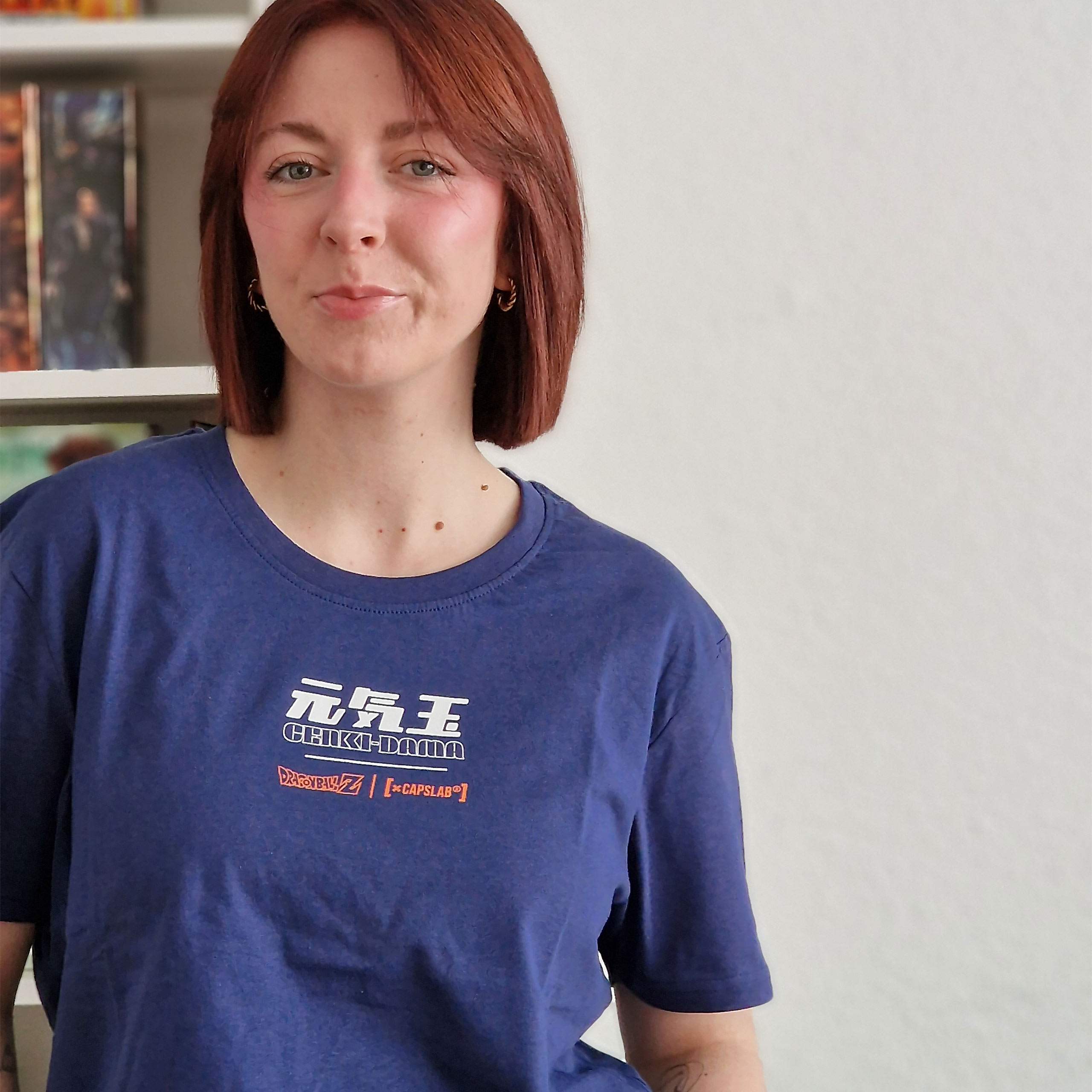 Dragon Ball Super - T-shirt Genki Dama blu
