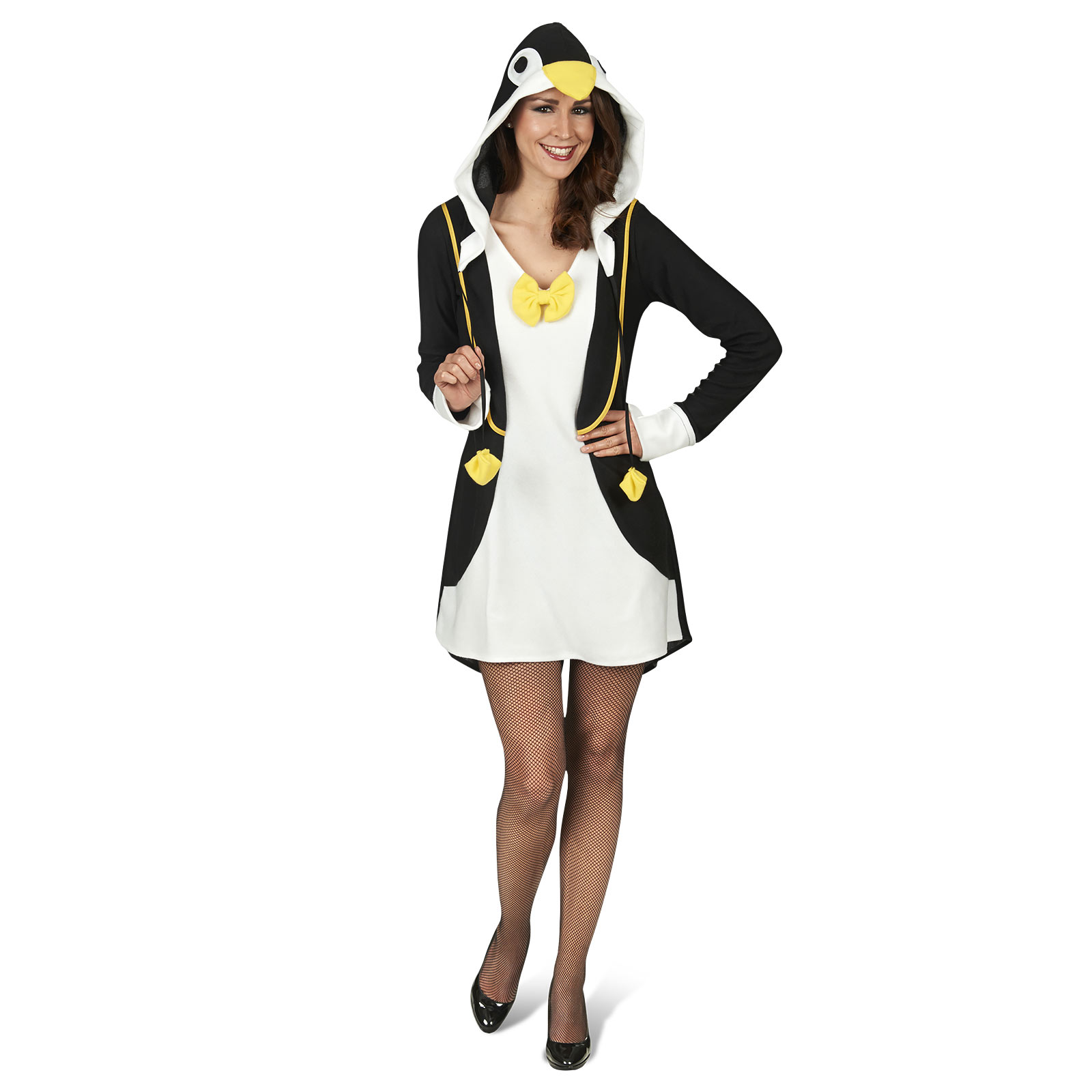 Penguin Costume Dress with Hood