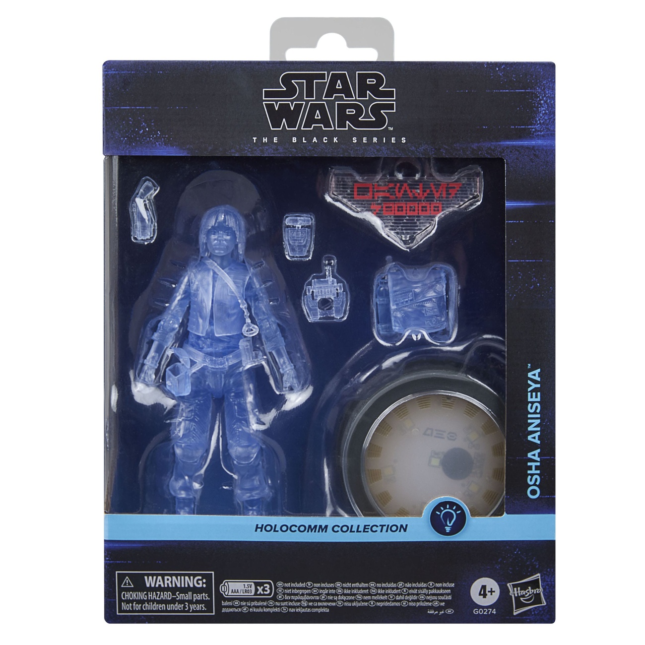 Star Wars Black Series Holocomm Collection Action Figure Osha Aniseya 15 cm