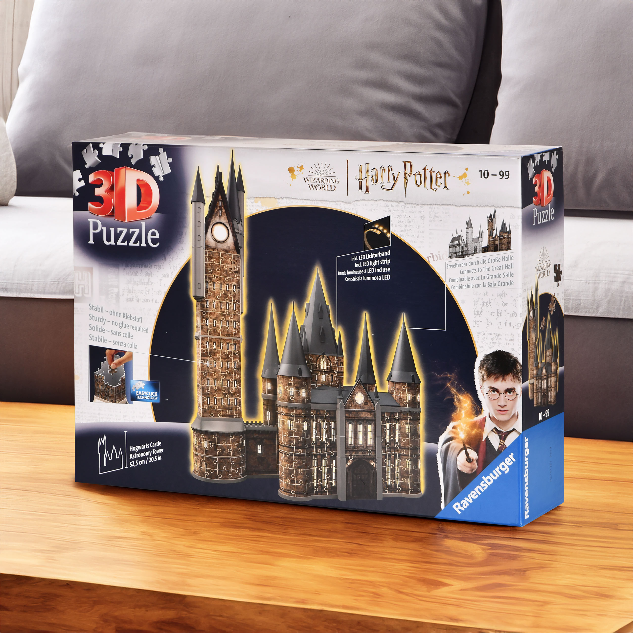 Hogwarts Castle Astronomy Tower 3D Puzzle with Lighting - Harry Potter