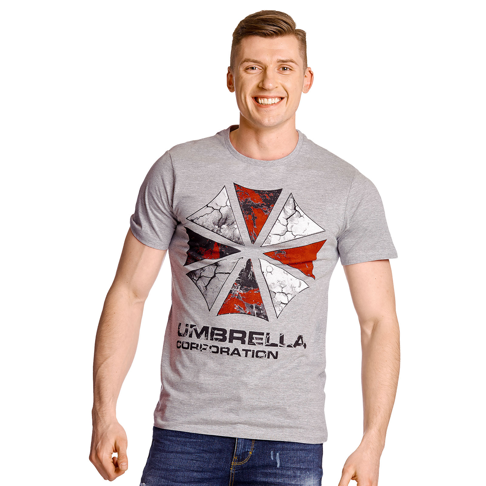 Resident Evil - Umbrella Corporation T-Shirt grijs