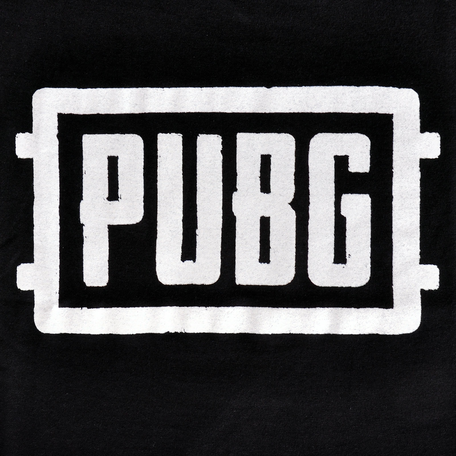 PUBG - White Icon Logo T-Shirt black