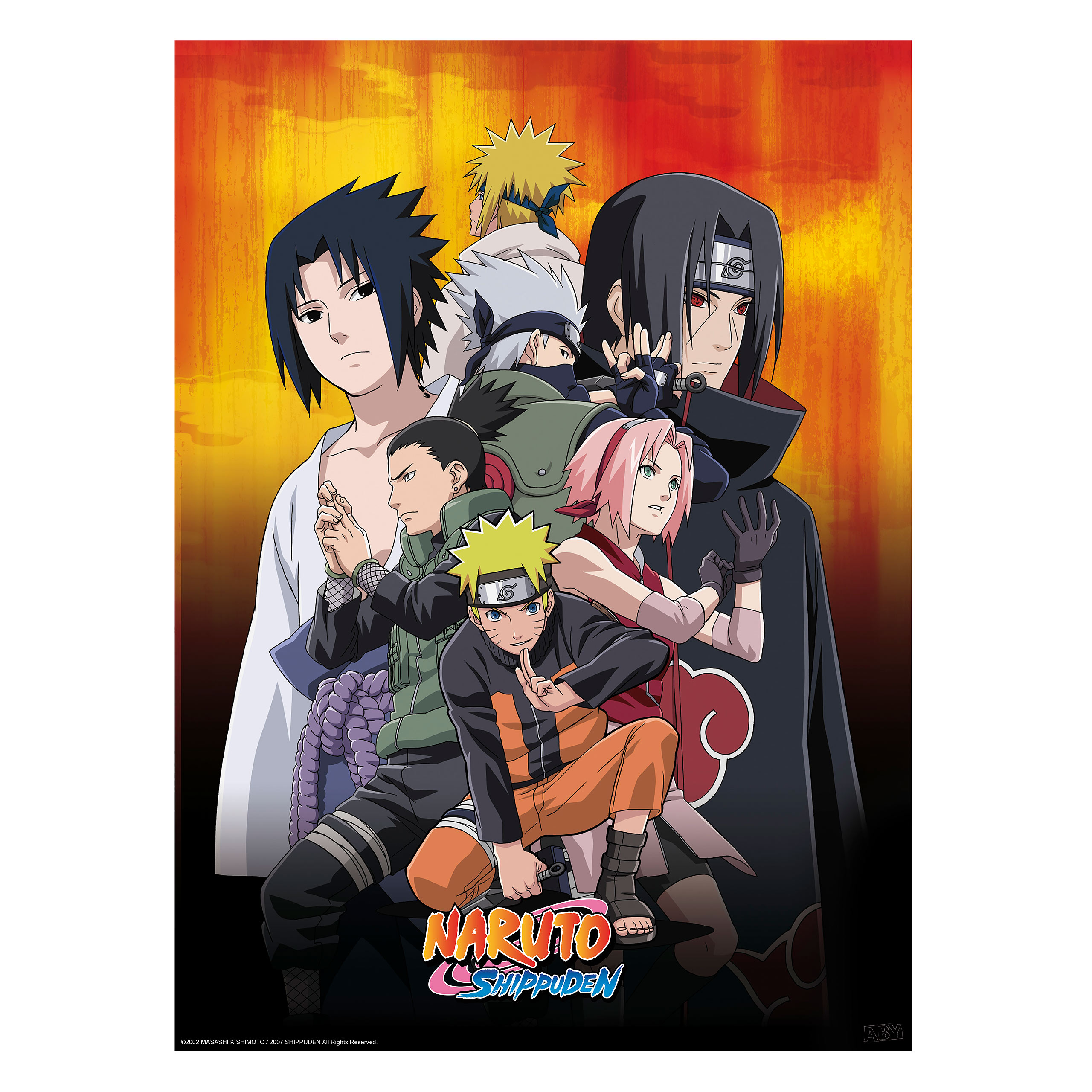 Naruto Shippuden - Ninjas Affiches Ensemble de 2