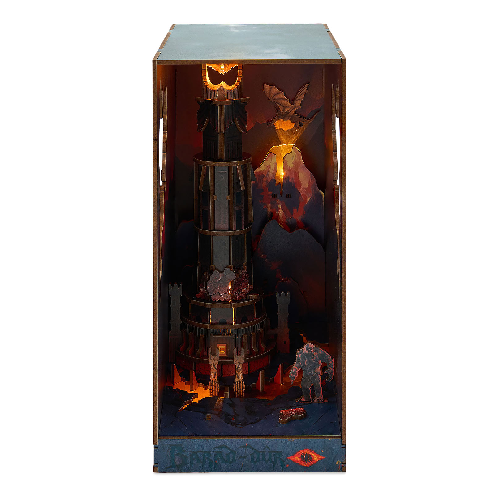 Der Herr der Ringe - Barad-dur Book Nook Modell Bausatz Holz