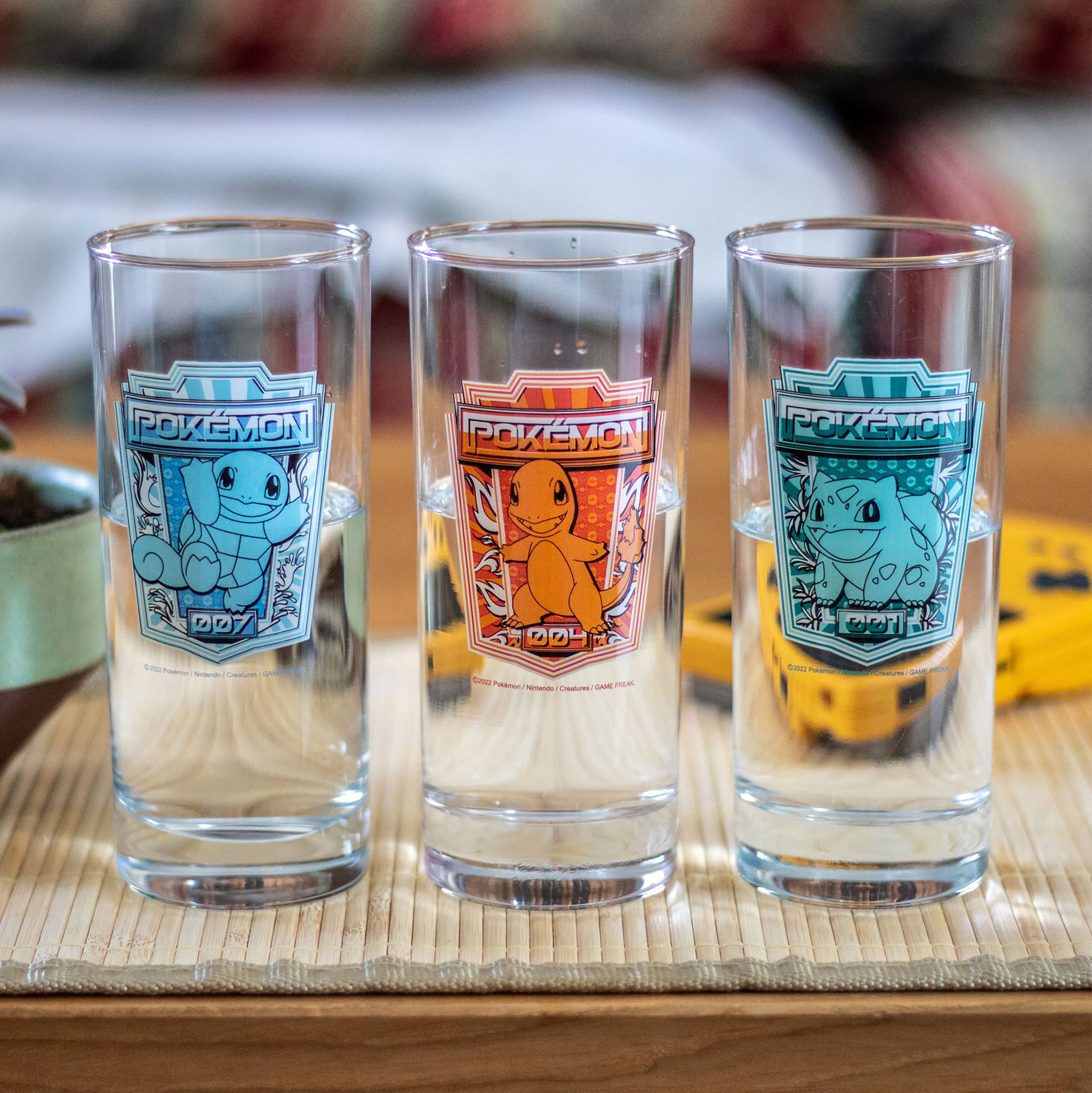 Pokemon - Starter Glass Set