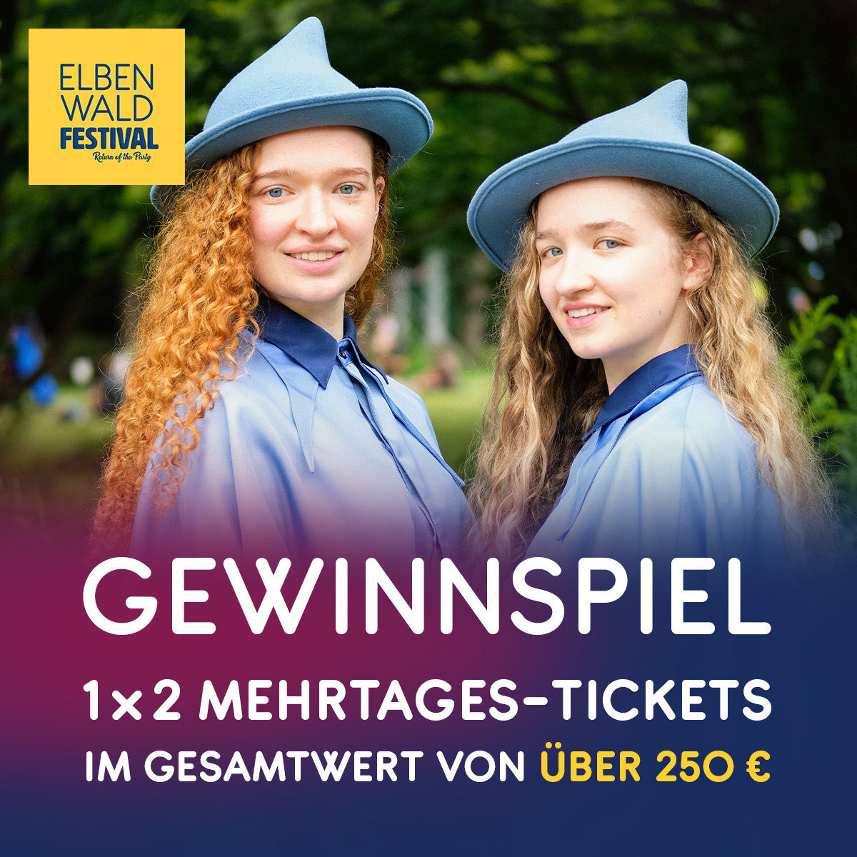 Elbenwald Festival: Gewinne 2 Mehrtagestickets im Gesamtwert von über 250 EUR Elbenwald Festival: Gewinne 2 Mehrtagestickets im Gesamtwert von über 250 EUR