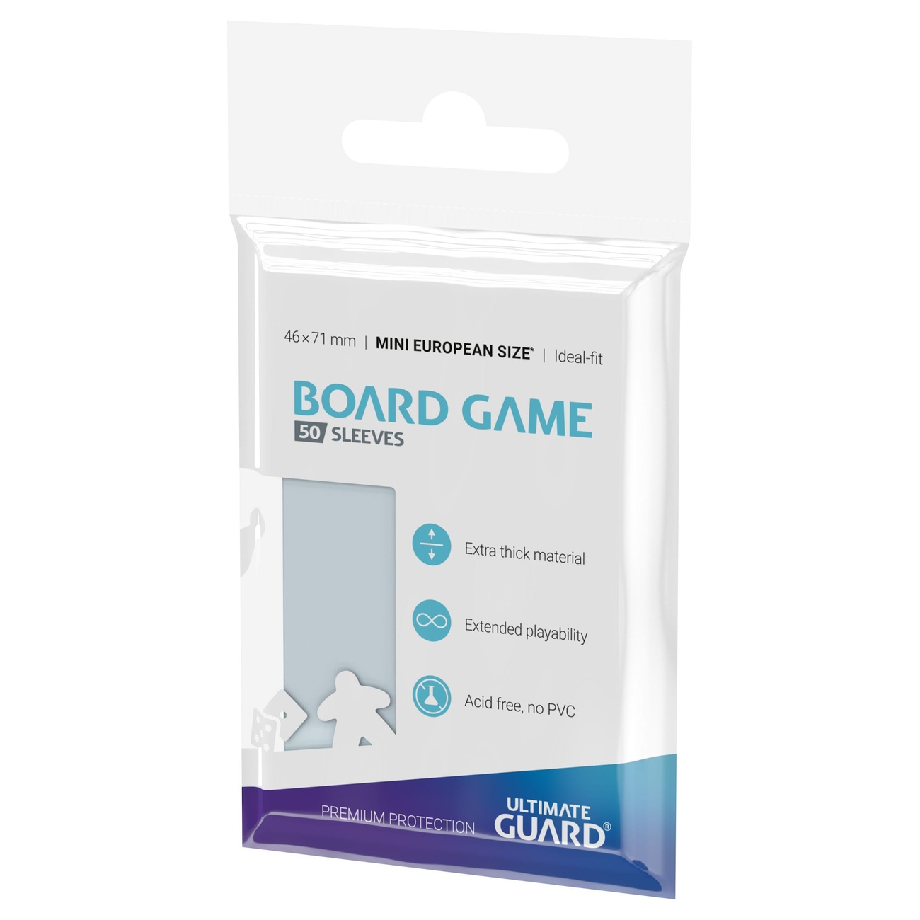 Ultimate Guard Board Game Sleeves (50) - Mini European