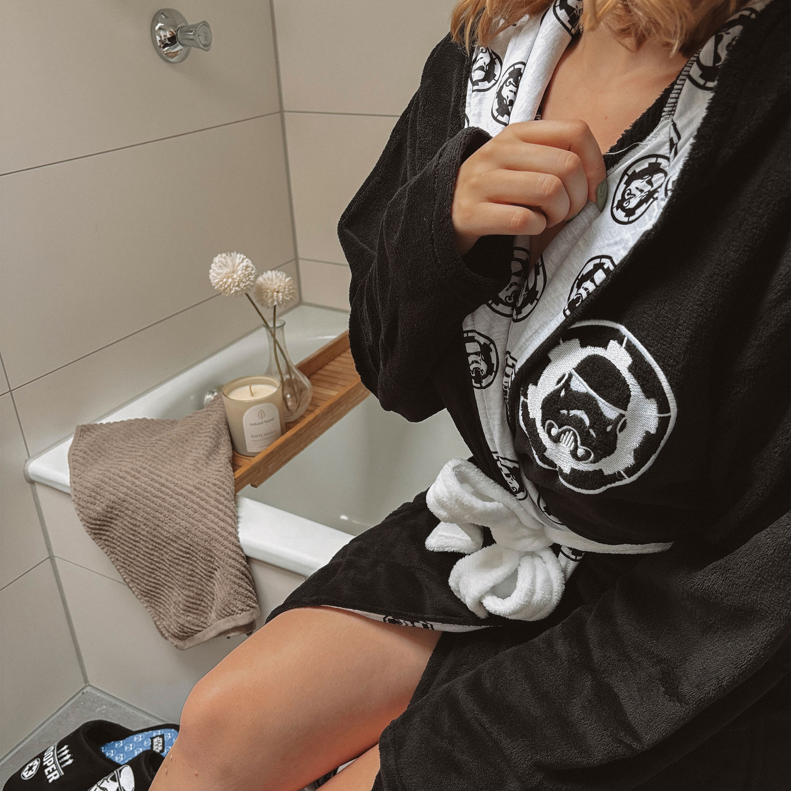 Star Wars - Stormtrooper Bathrobe Black and White