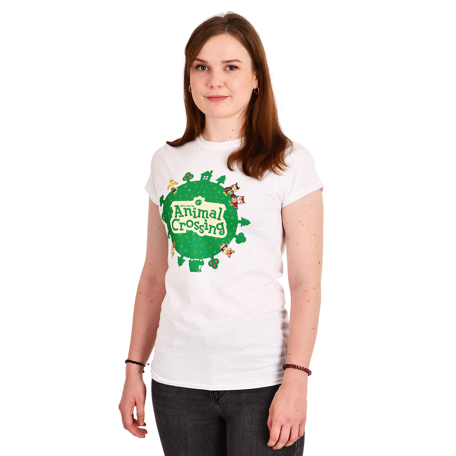 Animal Crossing - Logo T-Shirt Damen weiß