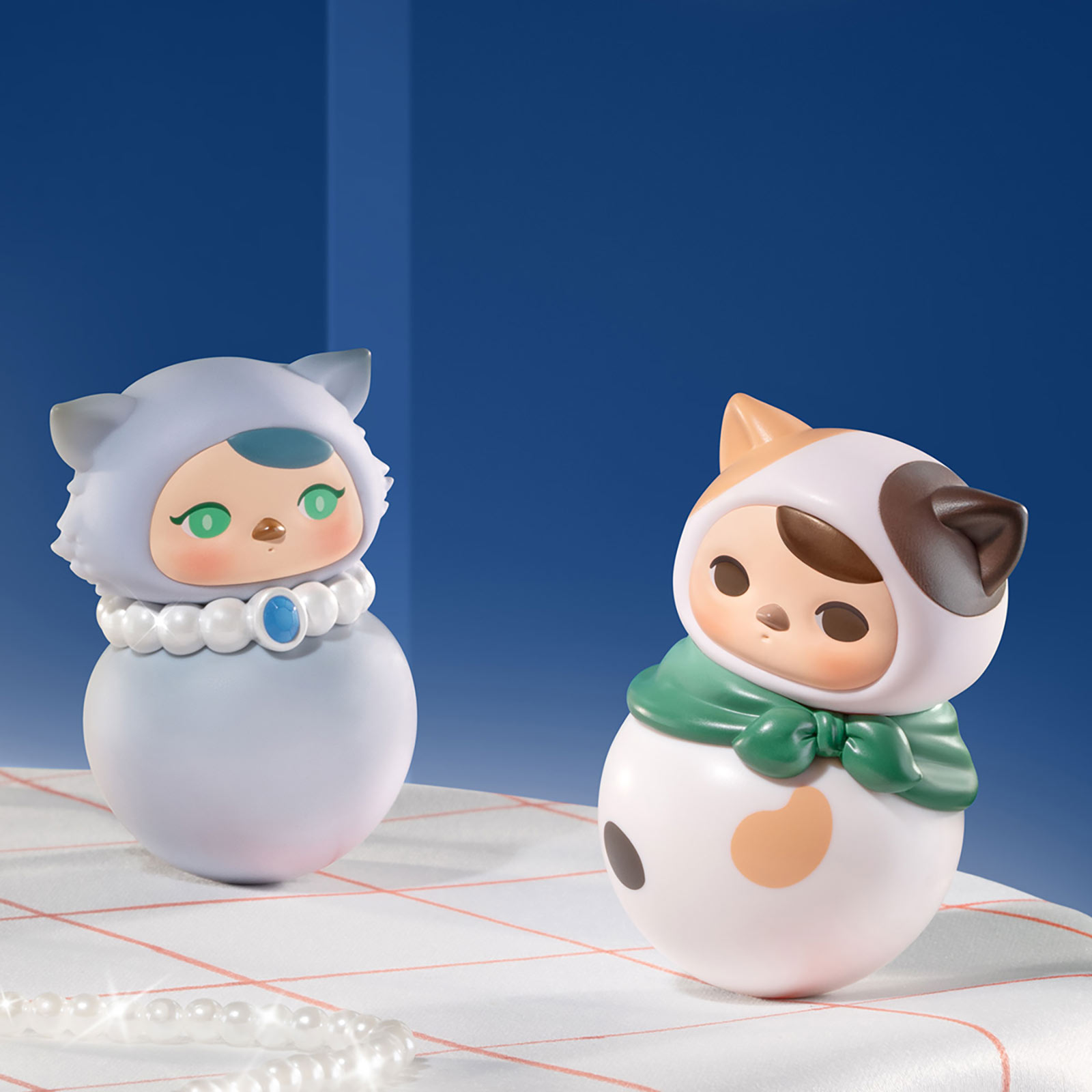 Pucky - Série Roly-Poly Kitty POP MART Figurine Mystère