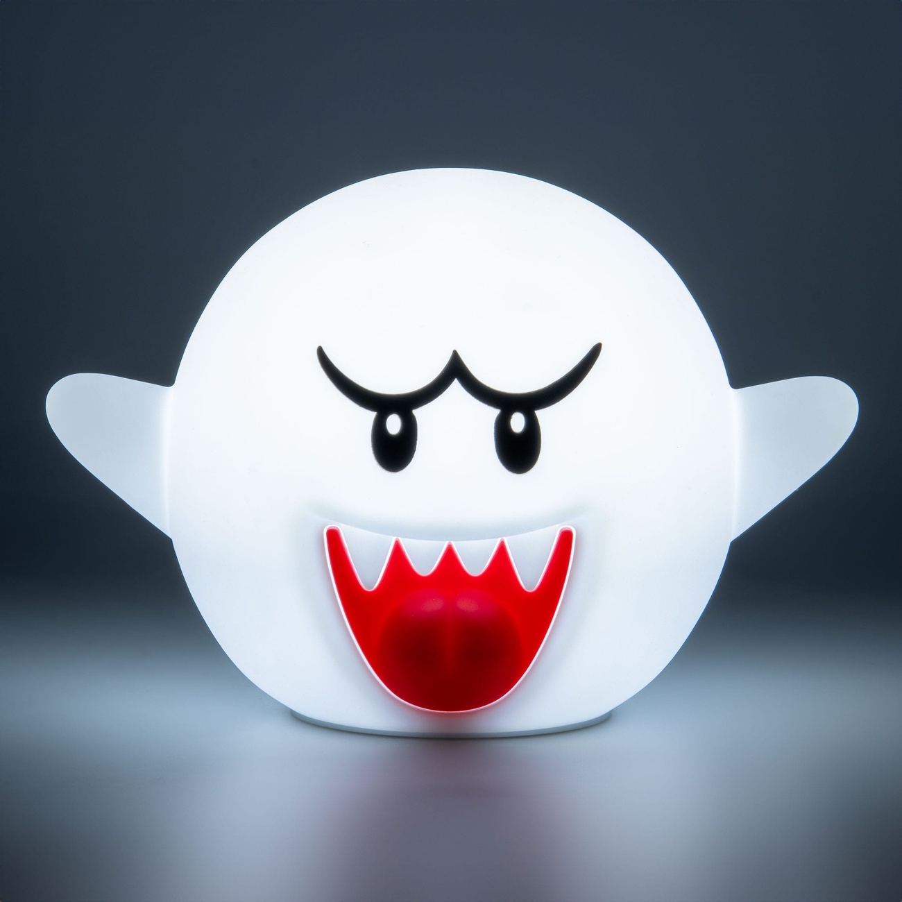 Super Mario Lampada Squishy Glo in silicone Boo 14 cm
