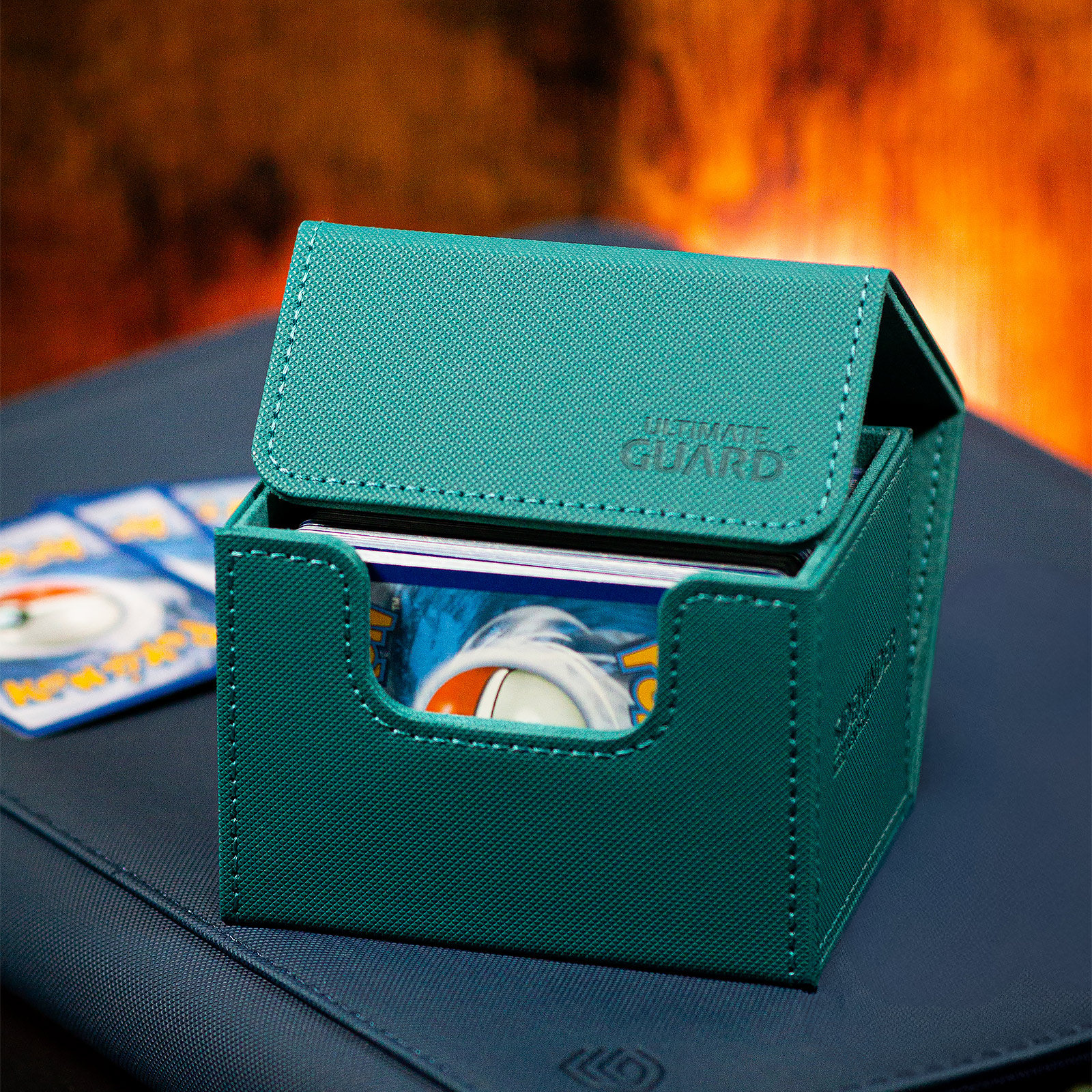 Sammelkartenbox Ultimate Guard 100+ petrol