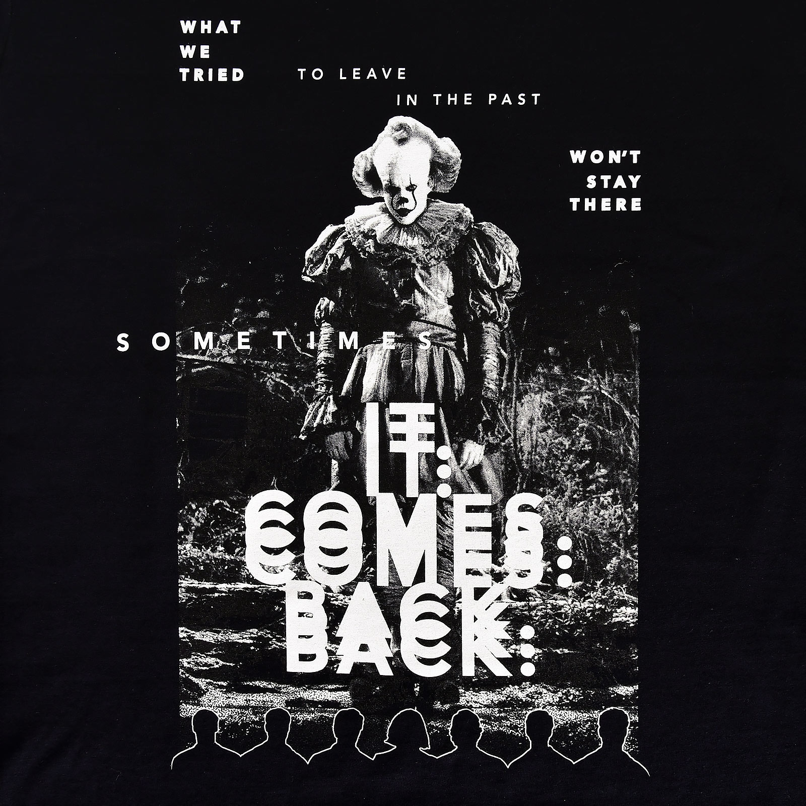 Stephen King's IT - IT Comes Back T-shirt zwart
