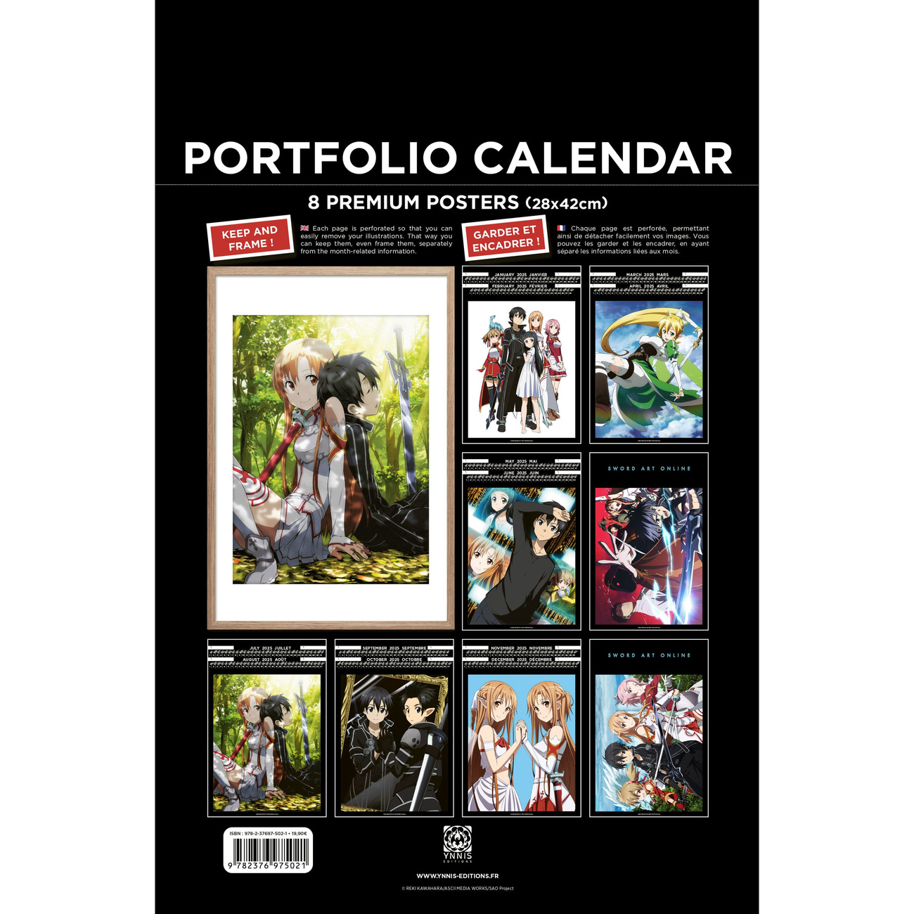 Sword Art Online Portfolio Kalender 2025 *Engelse versie*