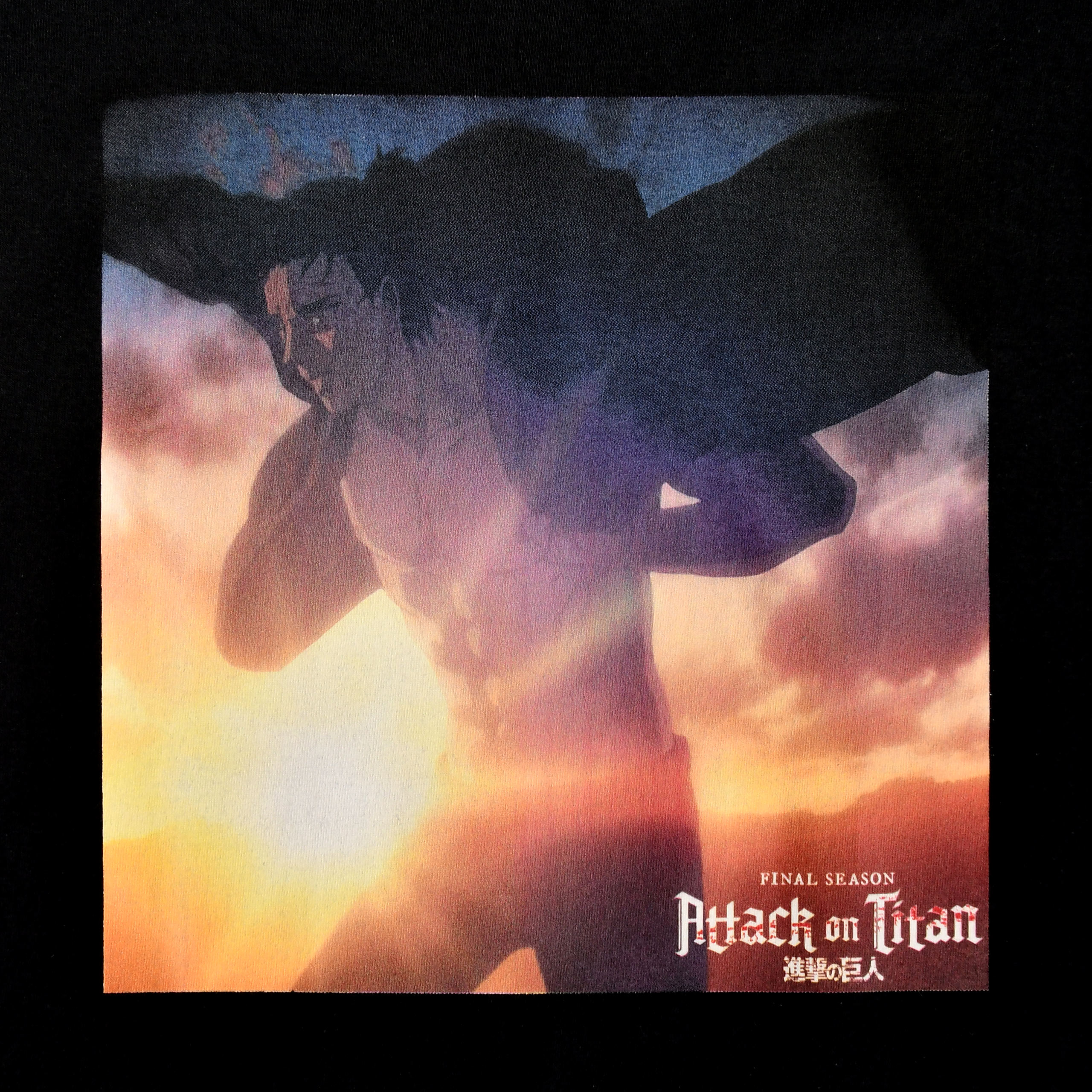 Attack on Titan - Eren T-shirt zwart