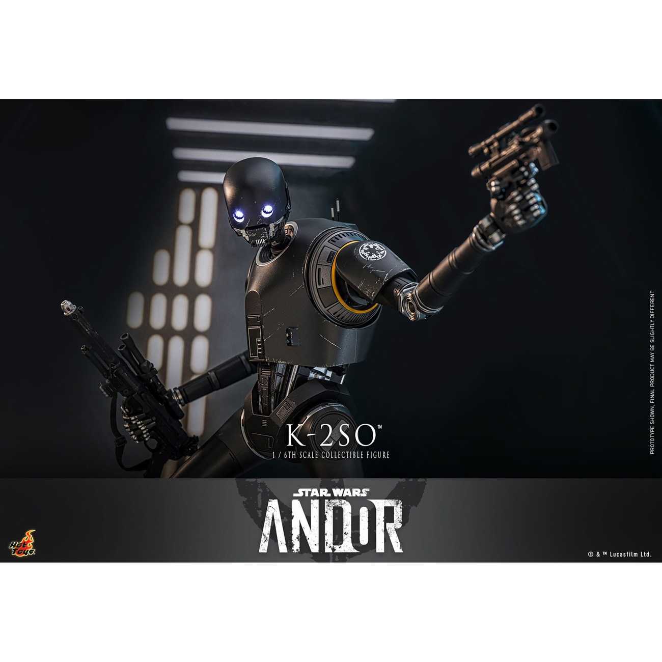 Star Wars : Andor – Figurine articulée K-2SO échelle 1:6