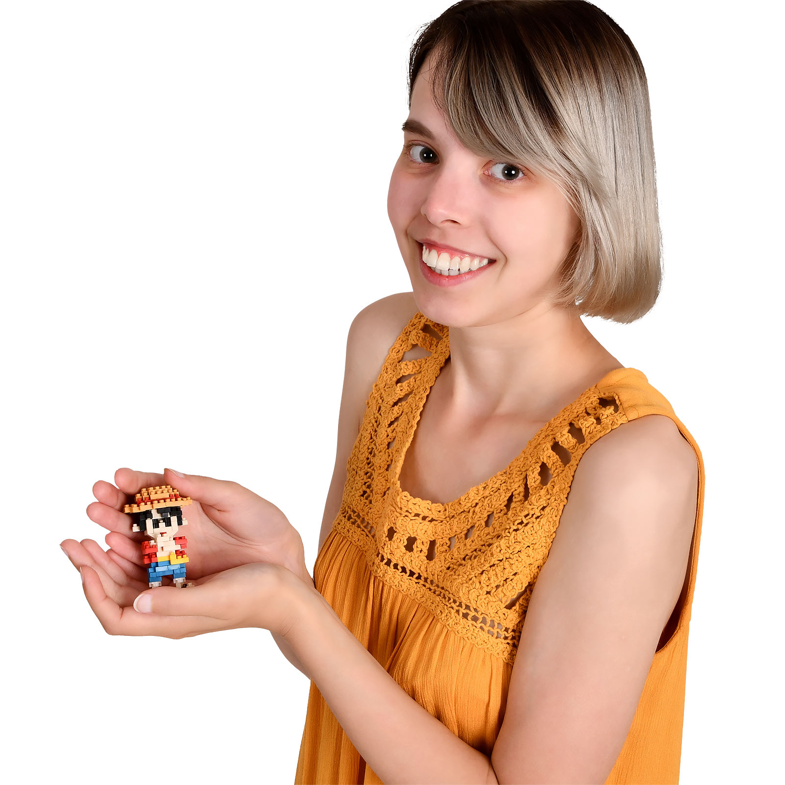 One Piece - Luffy nanoblock Mini Baustein Figur