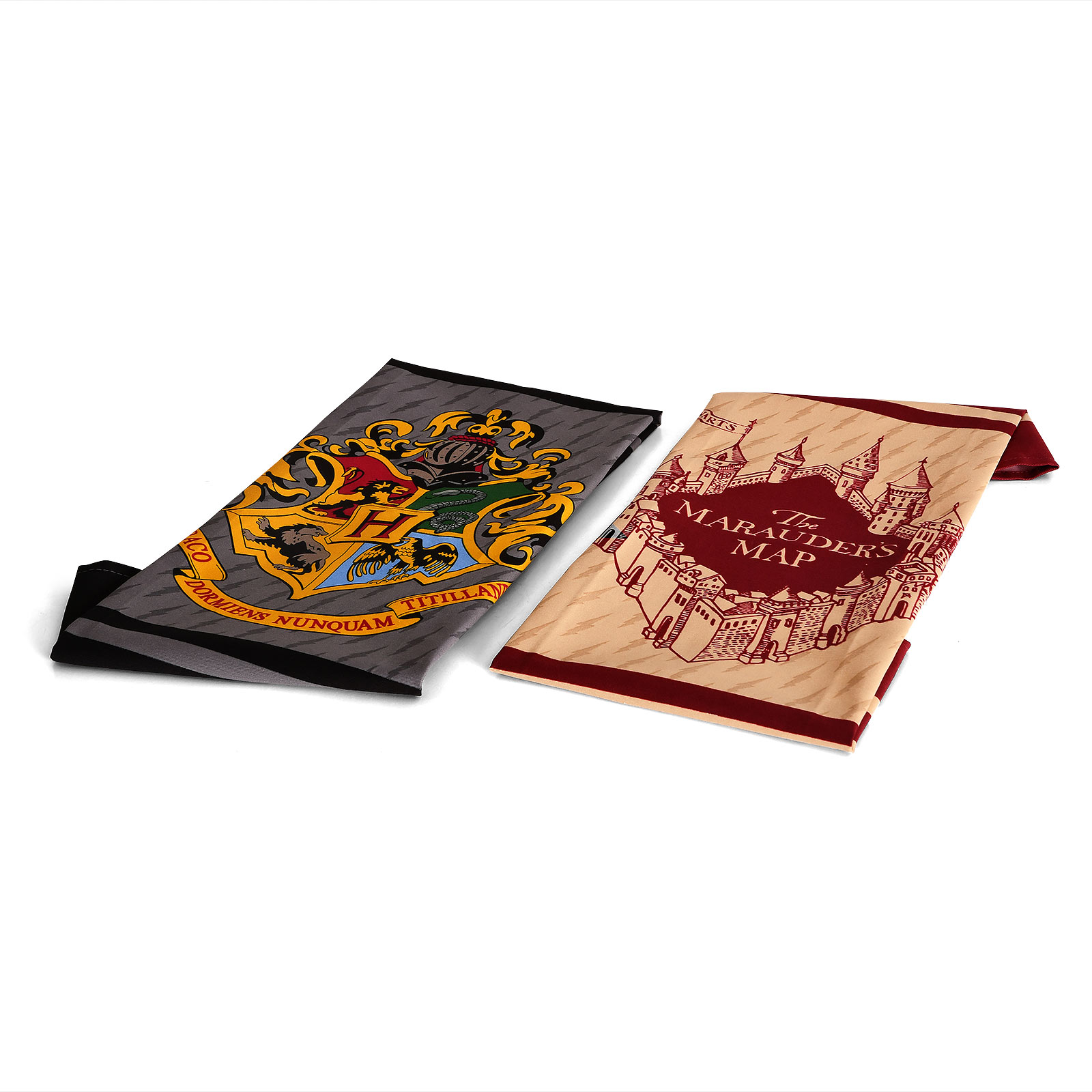 Ensemble de torchons Hogwarts et Carte des Maraudeurs - Harry Potter