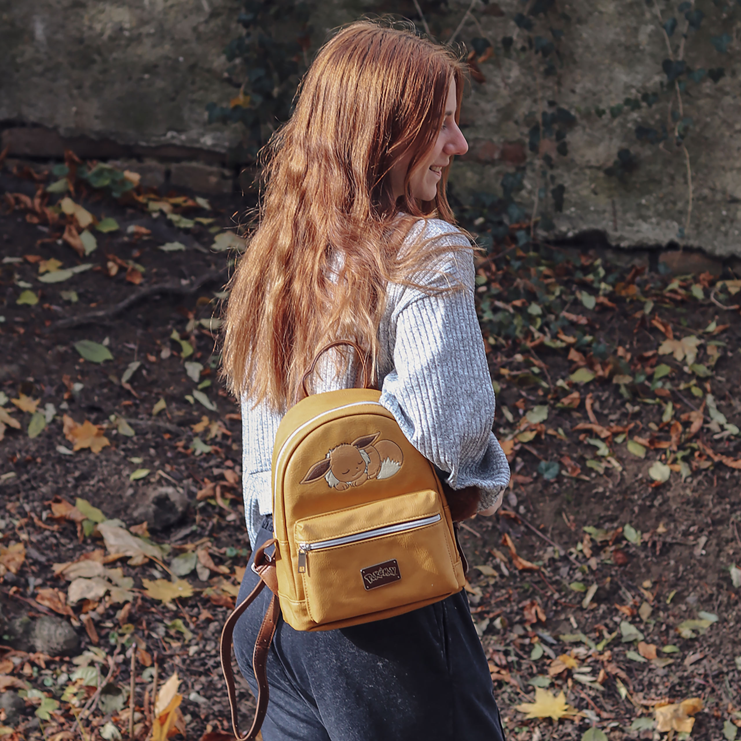 Pokemon - Sleeping Eevee Mini Backpack Brown