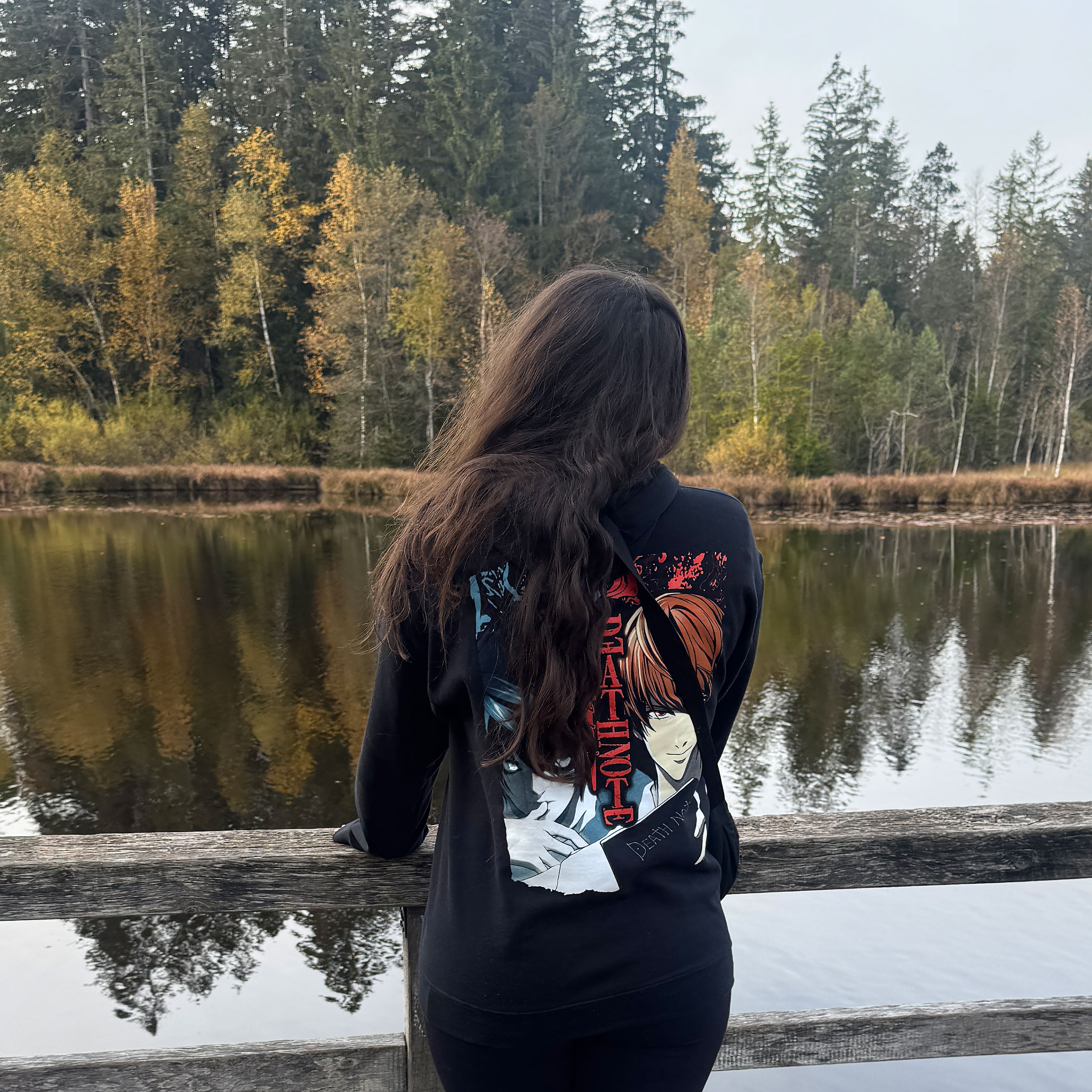 Death Note - Bluza z kapturem Paranormal czarna