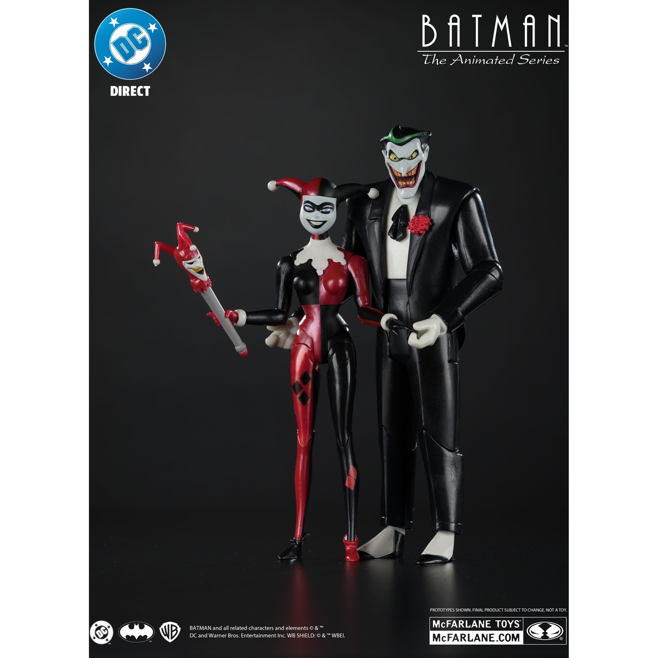 Batman: The Animated Series Figuras de acción DC Direct Harley Quinn & The Joker (Mad Love) (Gold Label) 18 cm