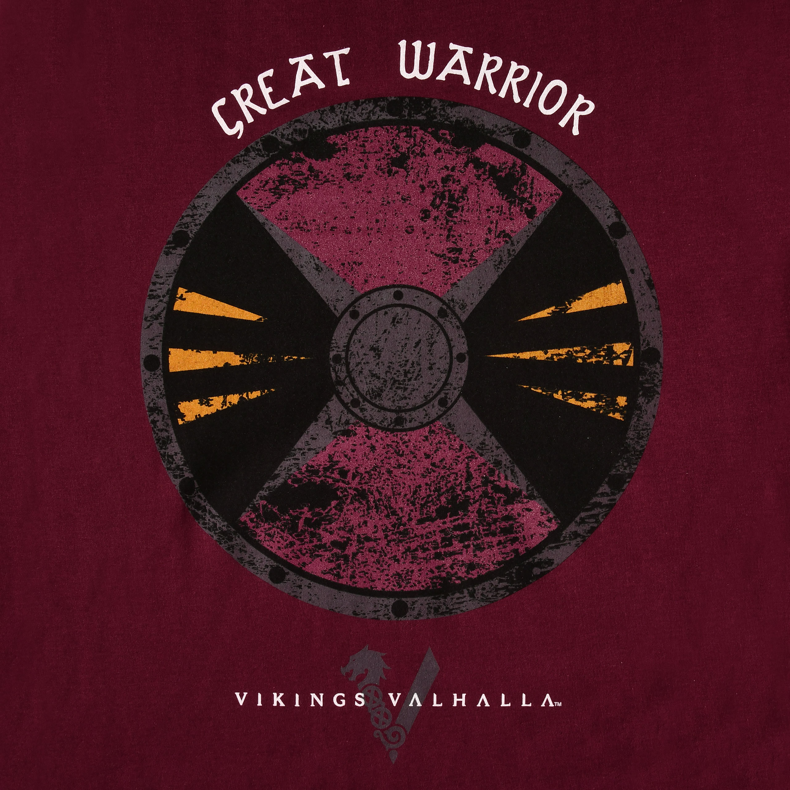 Vikings Valhalla - T-Shirt Grand Guerrier rouge