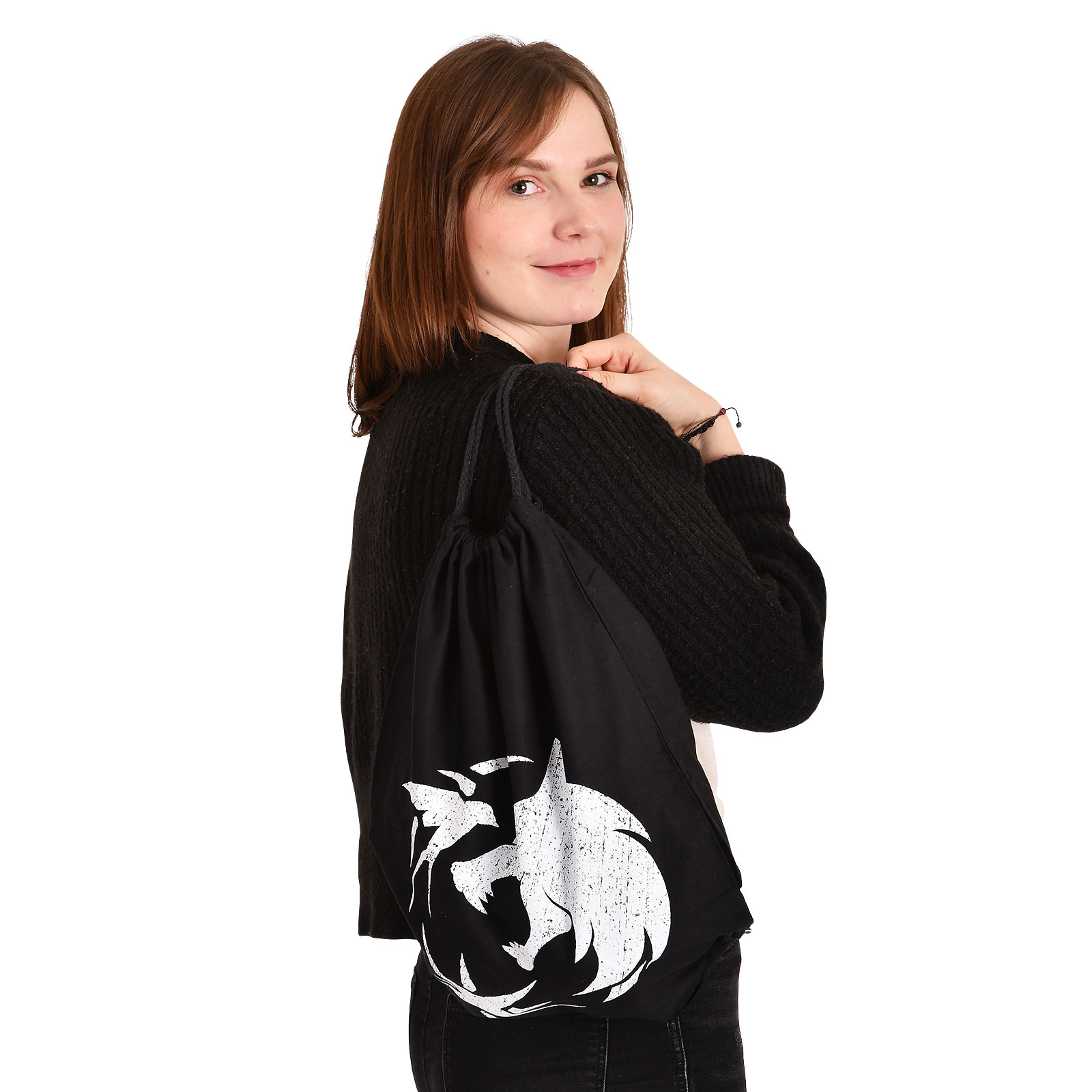 Wolf Emblem Sportbag for Witcher Fans black