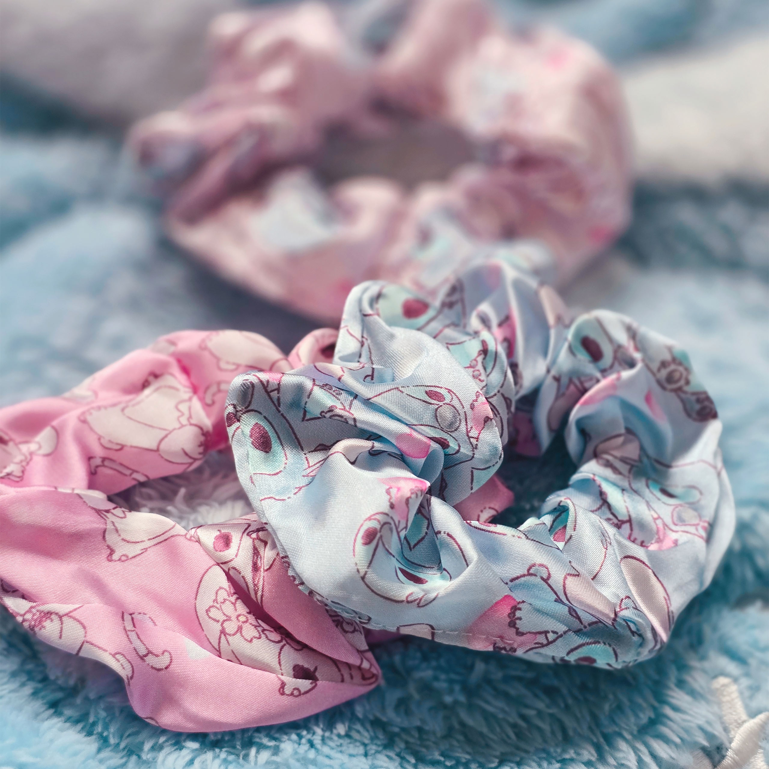 Lilo & Stitch - Angel and Stitch Hair Scrunchie Set of 3