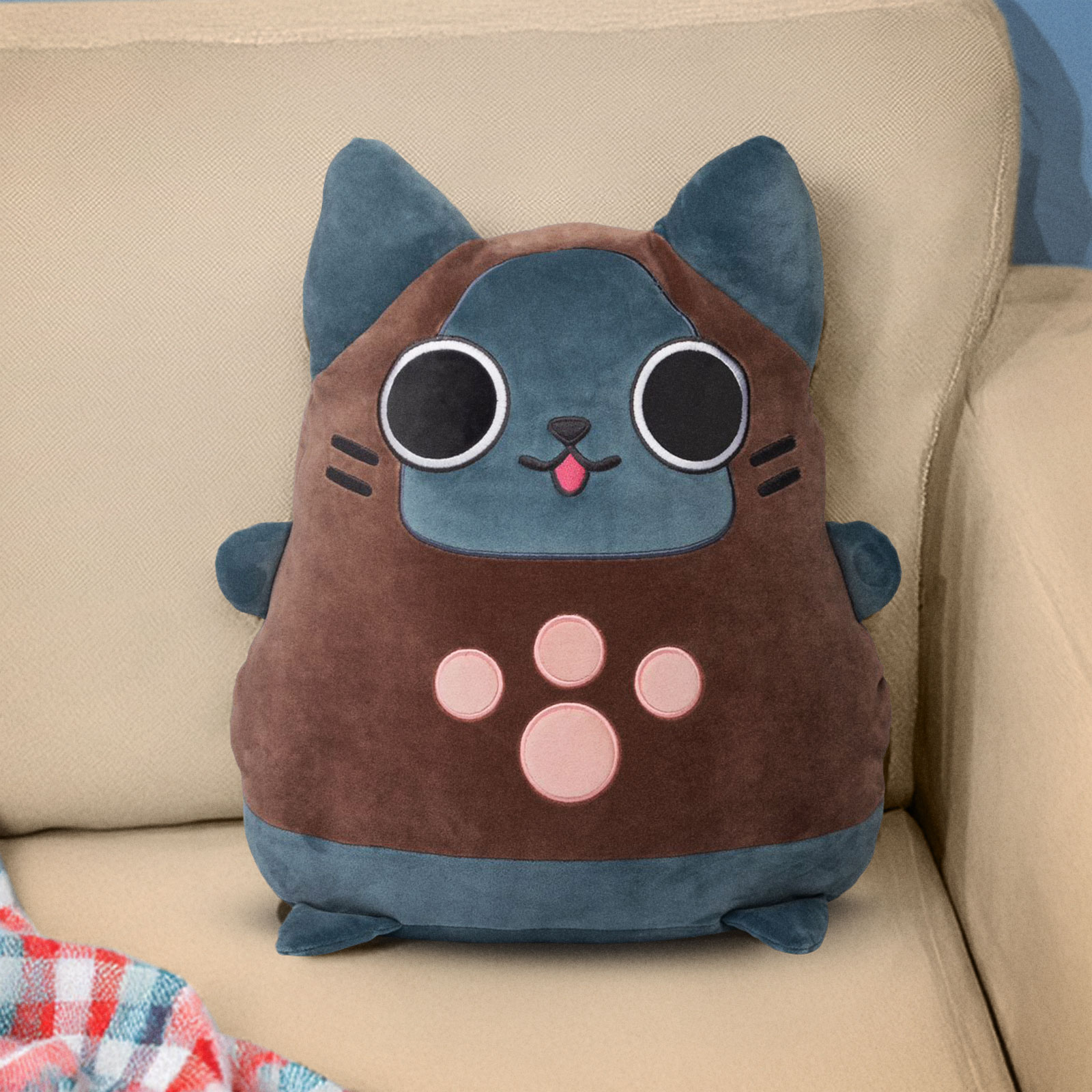 Monster Hunter - Peluche Palico Smoosh Version Chocolat