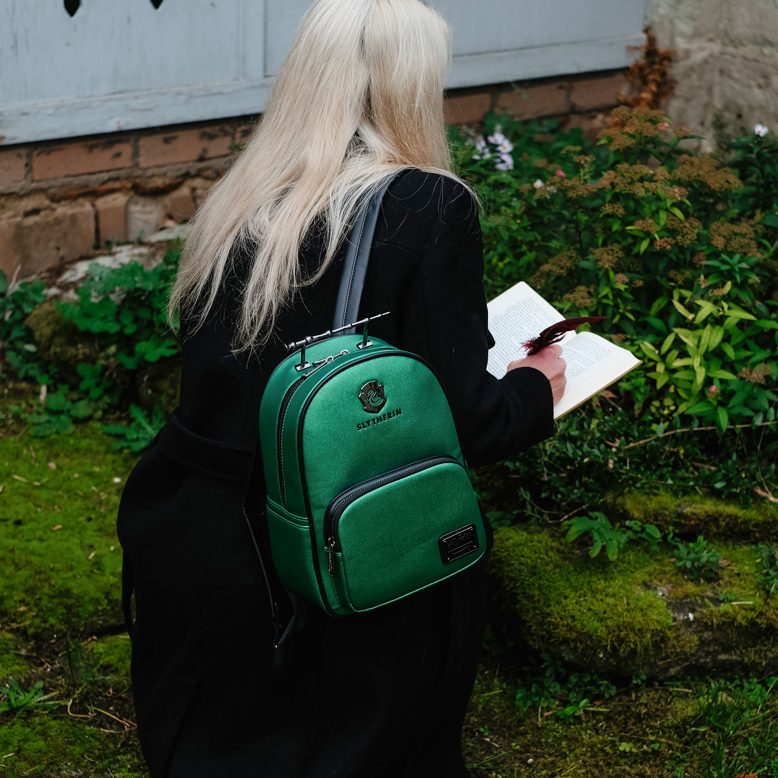 Harry Potter - Mini Mochila de Purpurina Slytherin