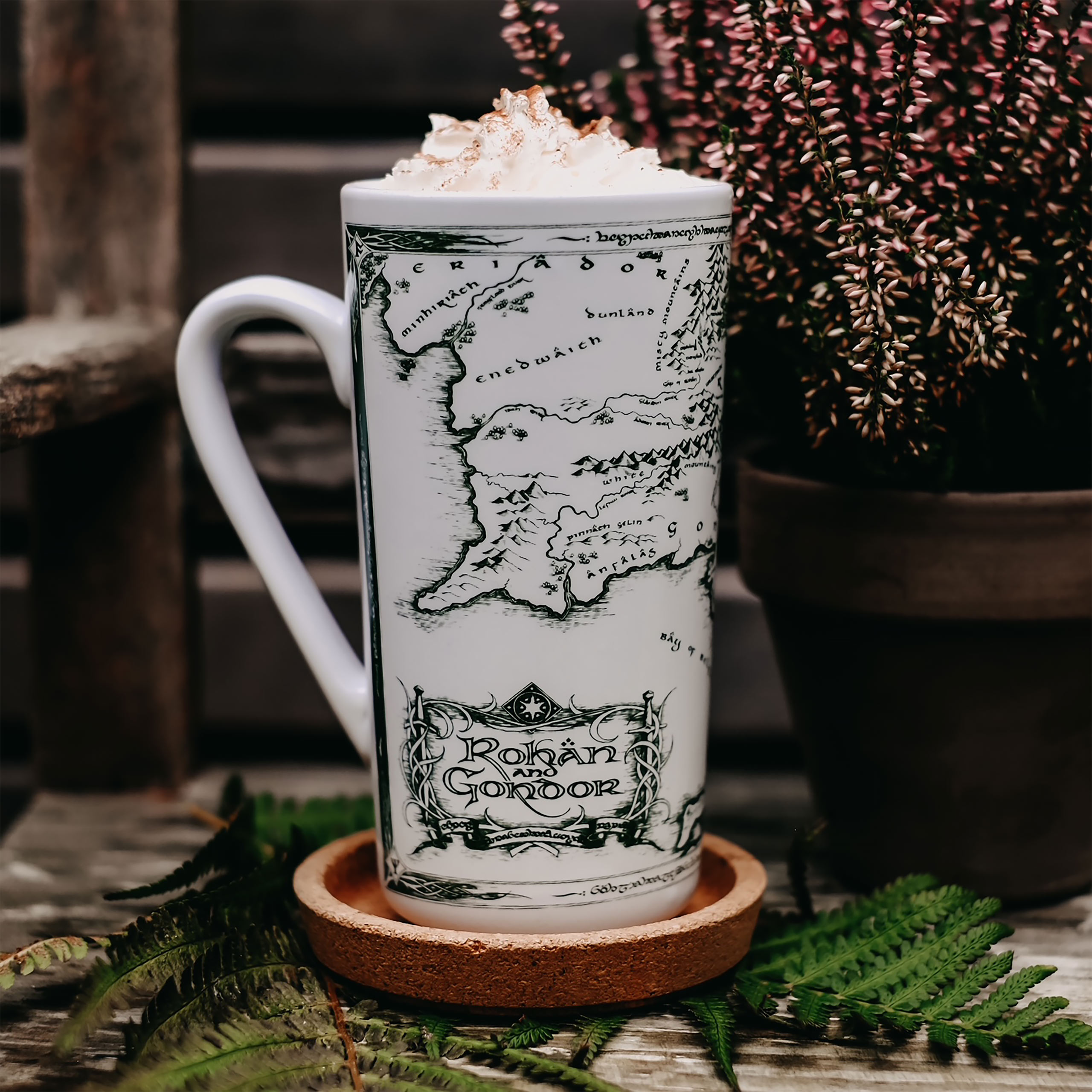 Der Herr der Ringe - Rohan und Gondor Karte Tasse
